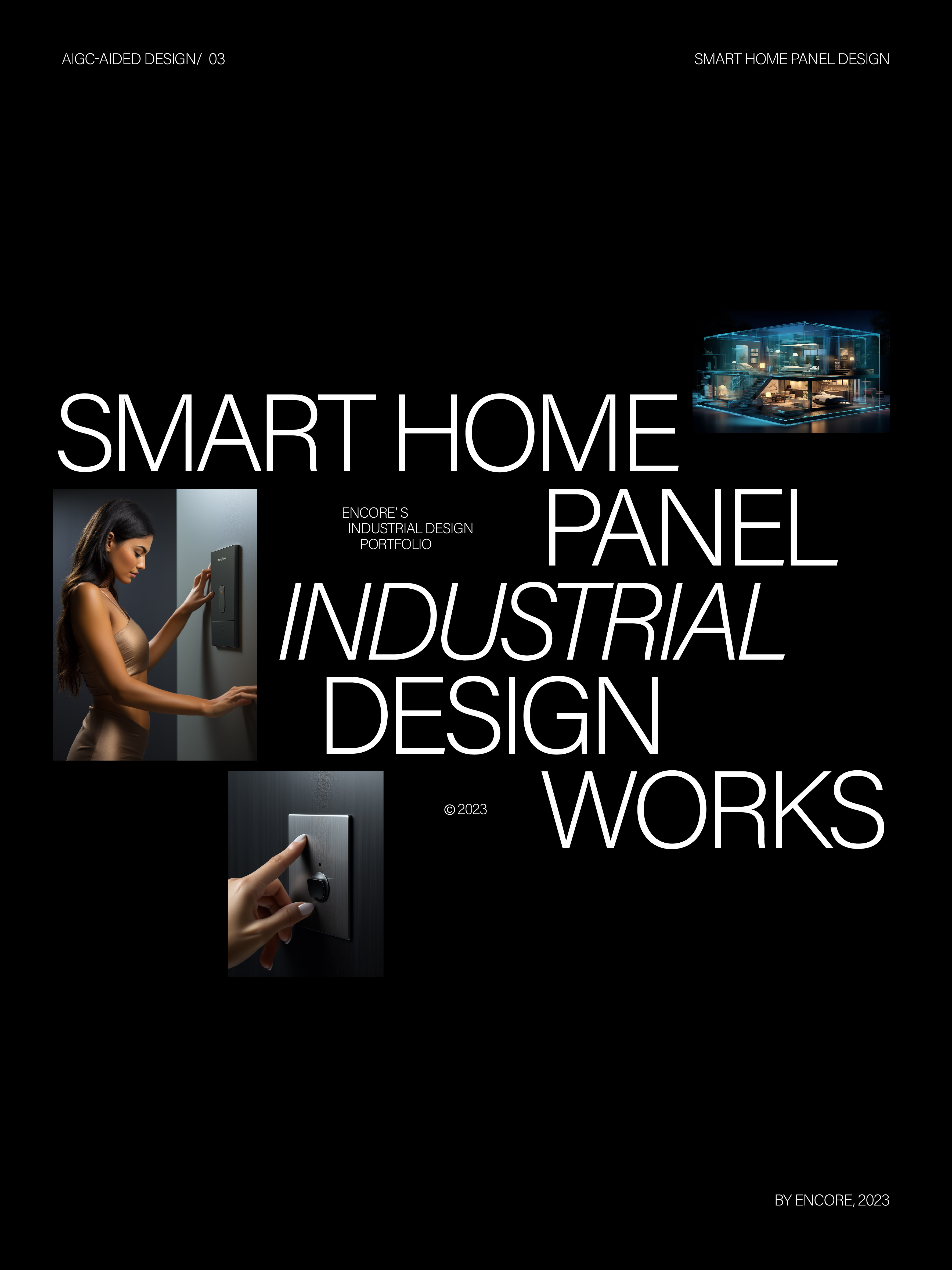 Smart home，switch，panel，AIGC，conceptual design，Appearance design，household electrical appliances，