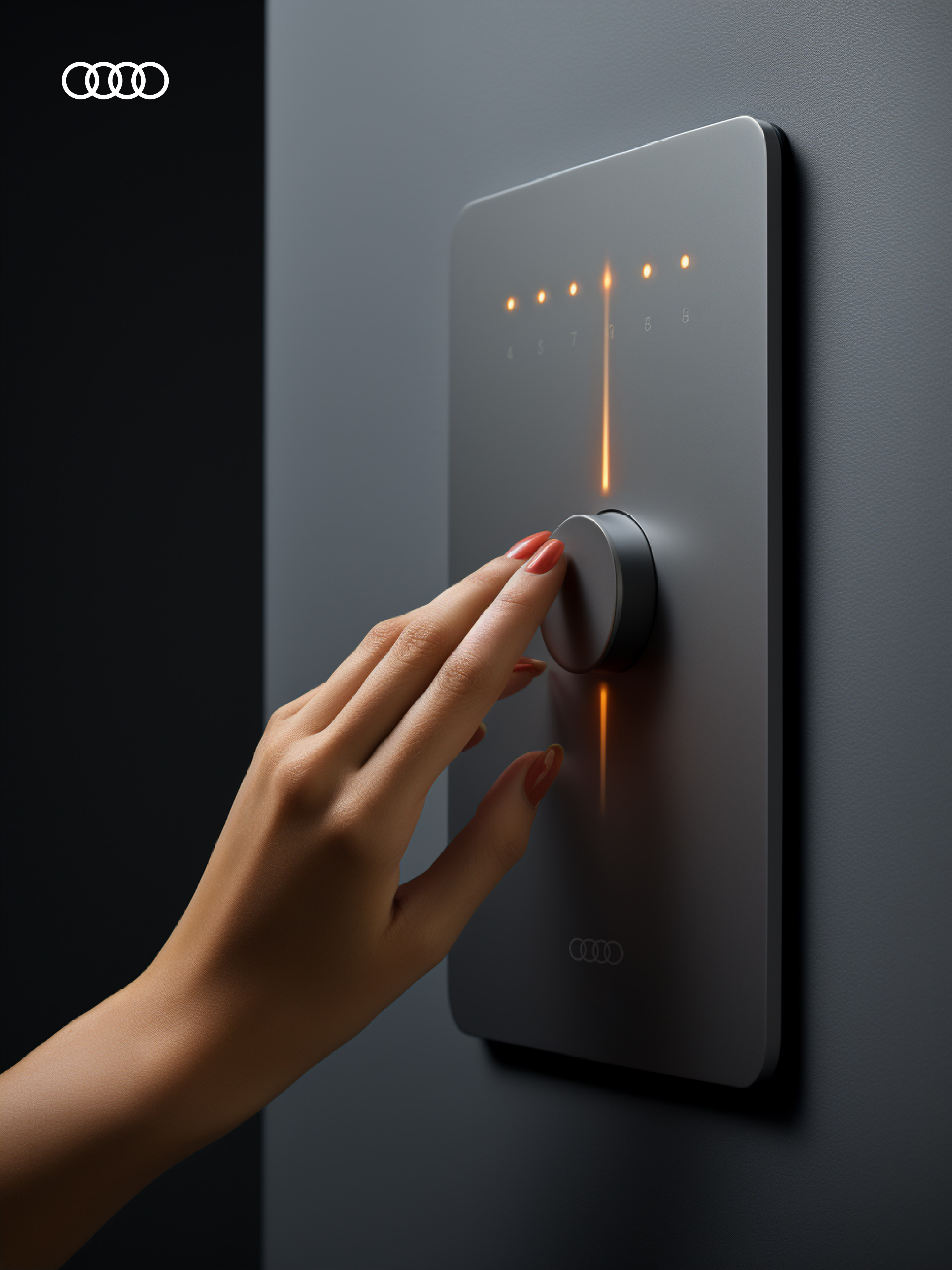 Smart home，switch，panel，AIGC，conceptual design，Appearance design，household electrical appliances，