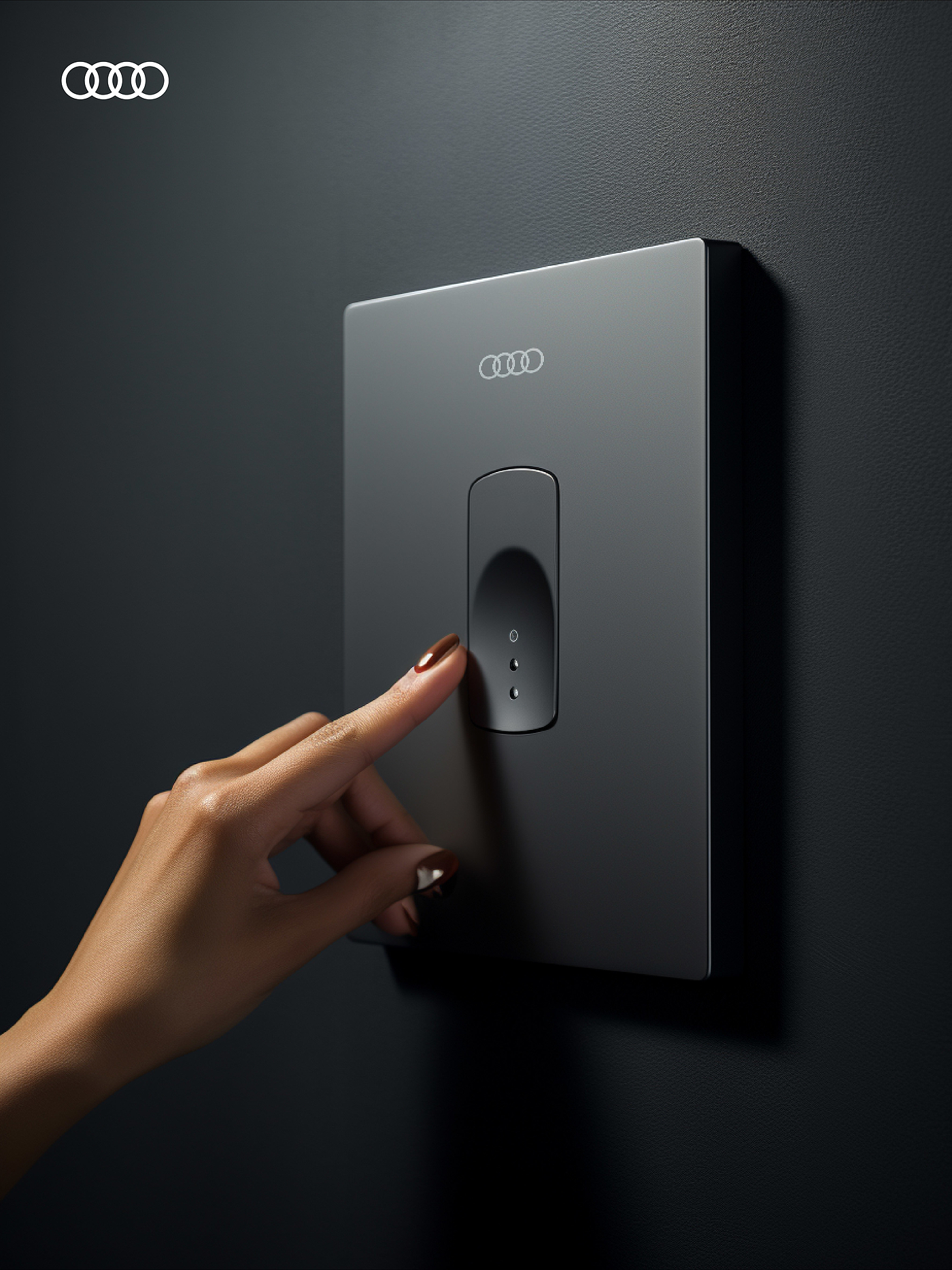 Smart home，switch，panel，AIGC，conceptual design，Appearance design，household electrical appliances，