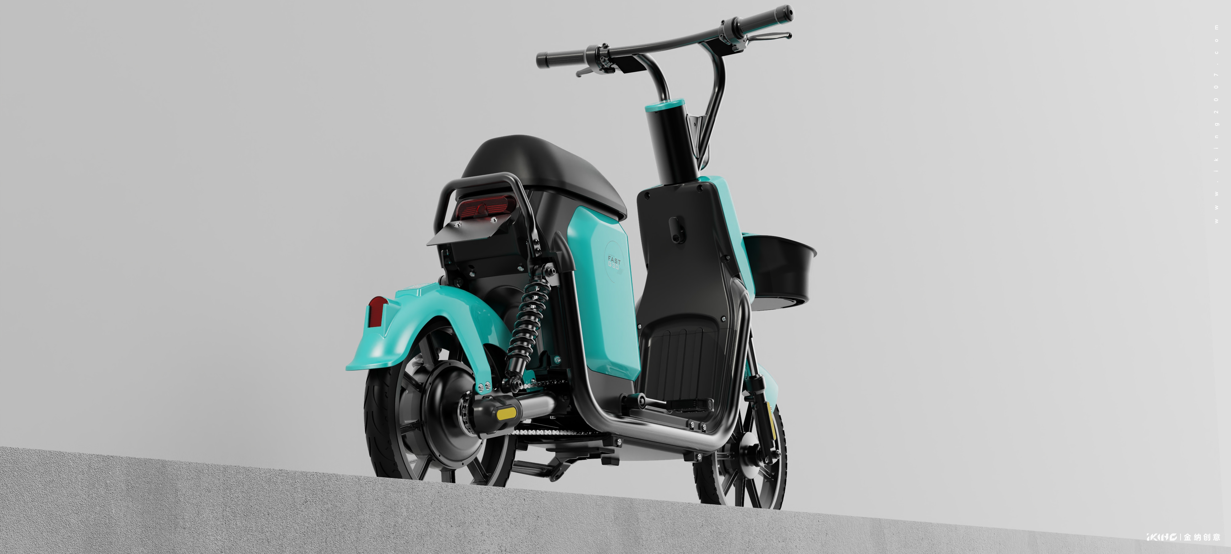 Electric vehicle design，Vehicle design，Two wheeled vehicle design，Shared Bicycle Design，Kinner creative，