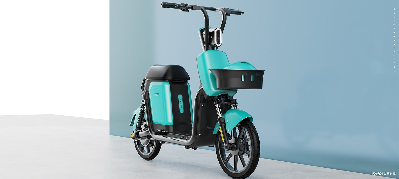 Electric vehicle design，Vehicle design，Two wheeled vehicle design，Shared Bicycle Design，Kinner creative，