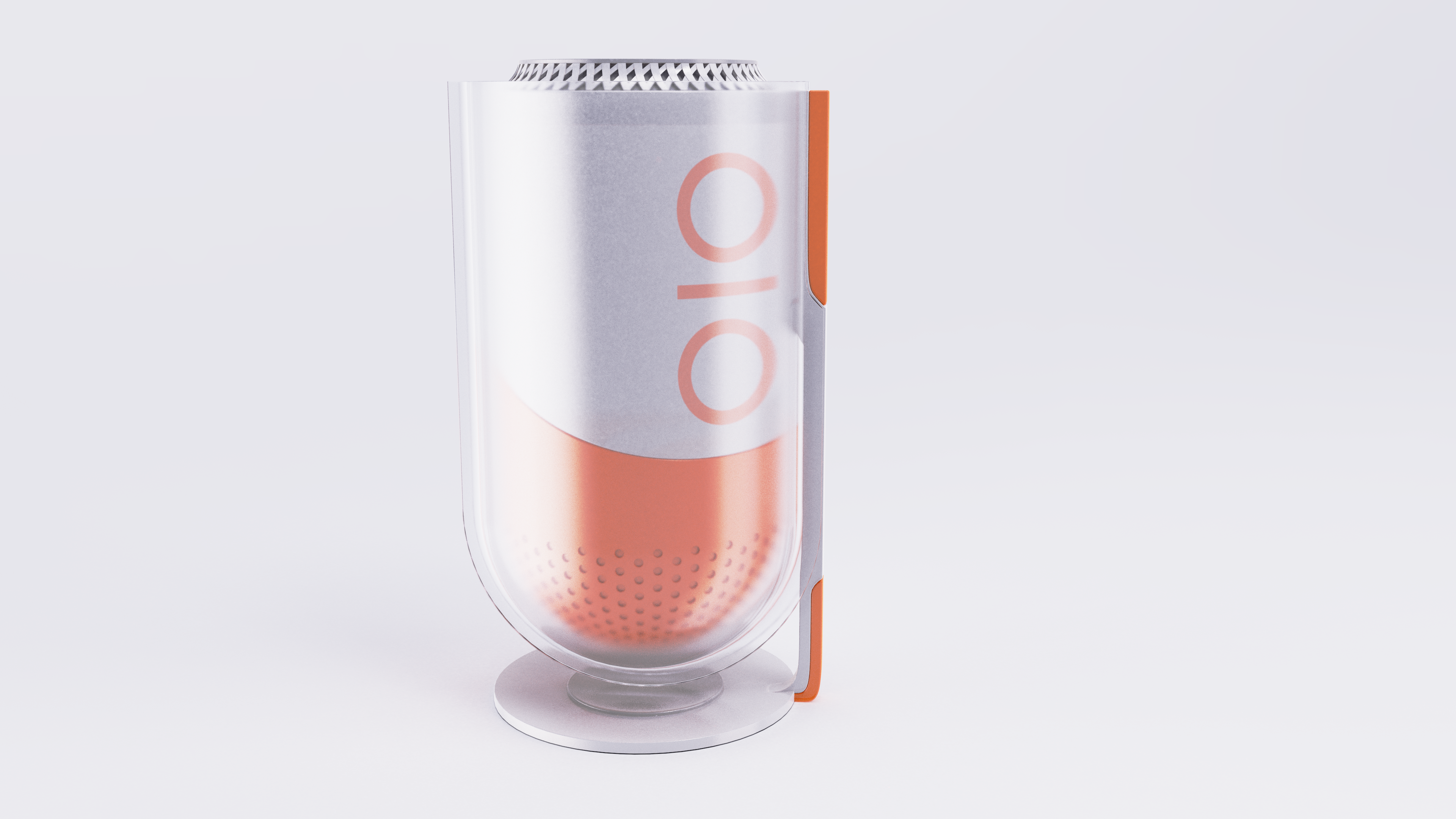 Desktop air purifier，air cleaner，Appearance design，