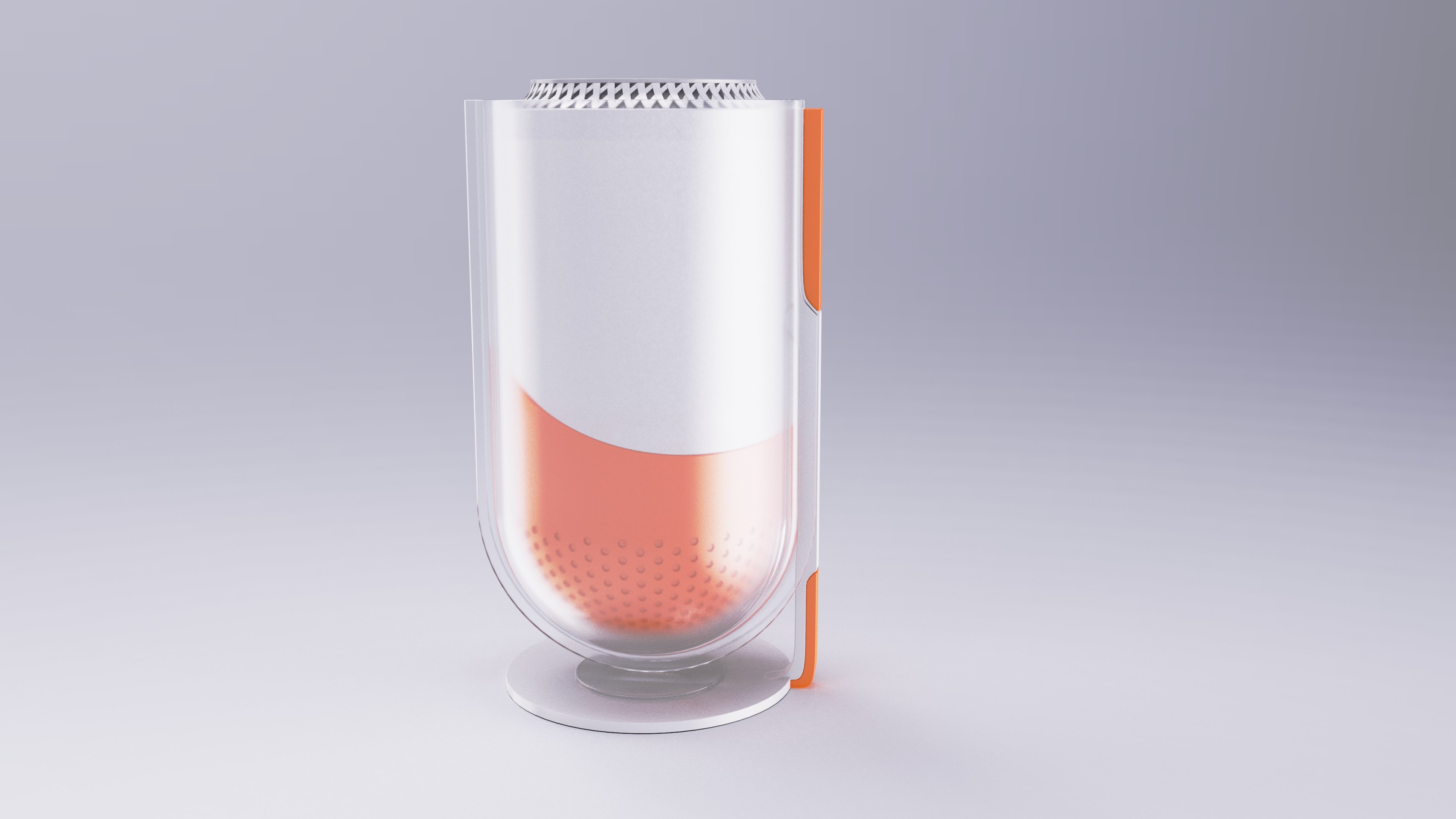 Desktop air purifier，air cleaner，Appearance design，