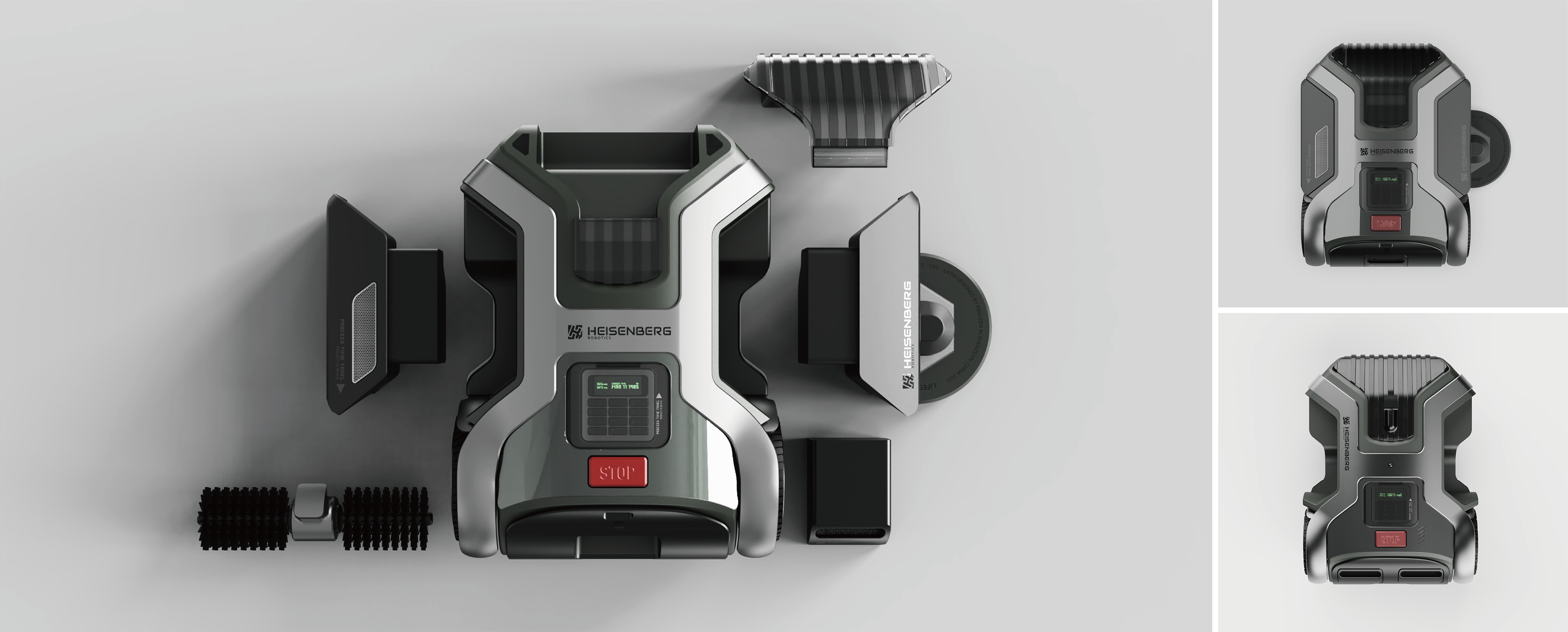 lawn mower，Outdoor product design，industrial design，Mower design，Intelligent mower，Intelligent device，Design，Brand design，