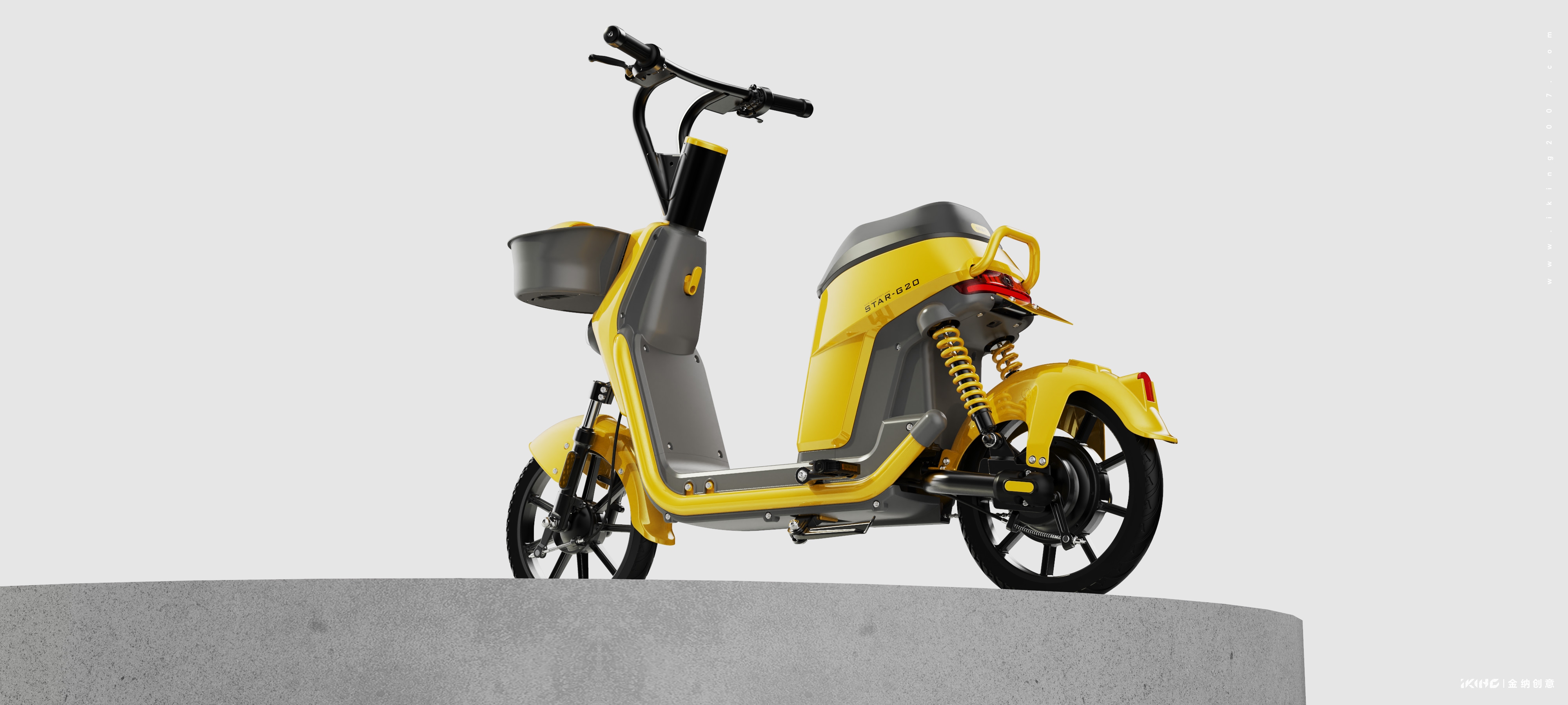 Two wheeled vehicle design，Product appearance design，Vehicle design，KINA INDUSTRIAL DESIGN，Kinner creative，