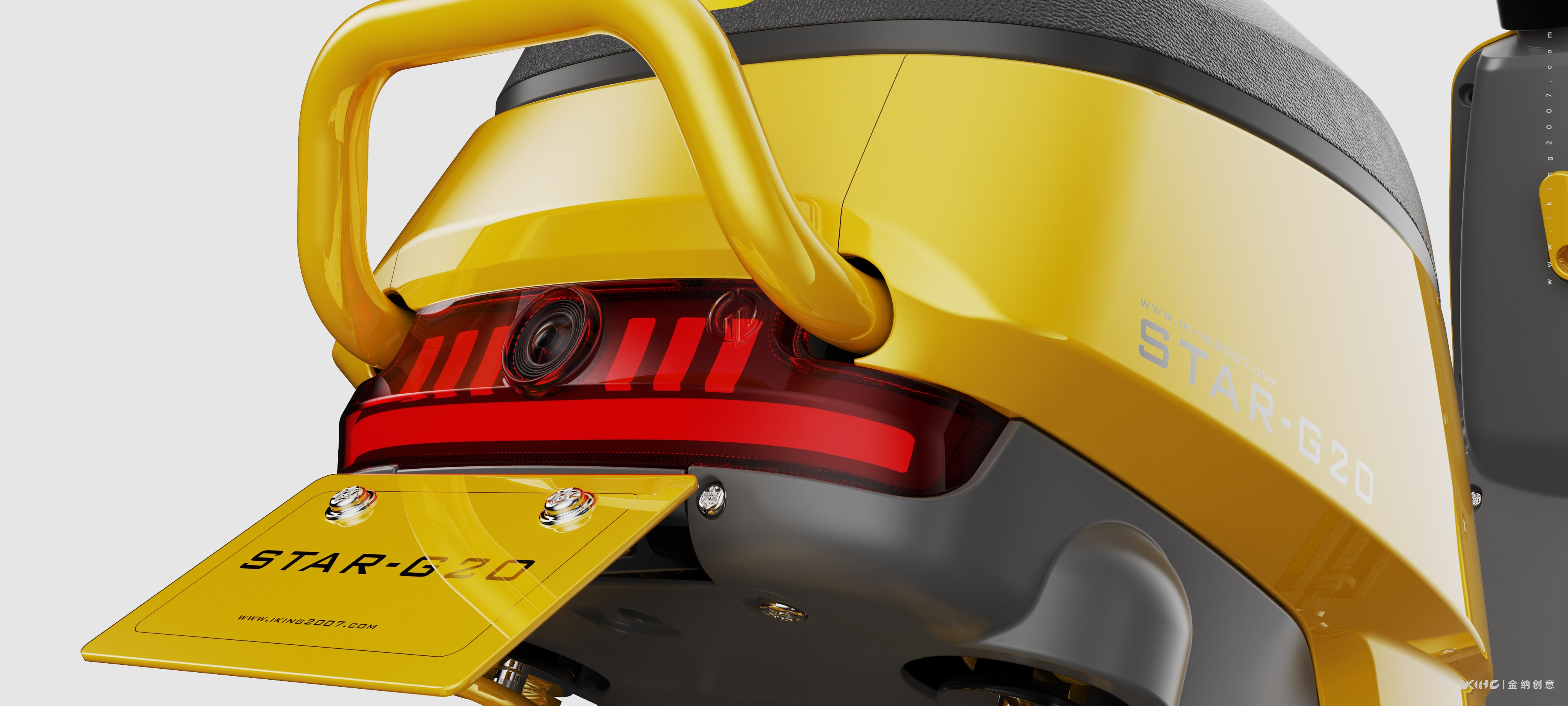 Two wheeled vehicle design，Product appearance design，Vehicle design，KINA INDUSTRIAL DESIGN，Kinner creative，