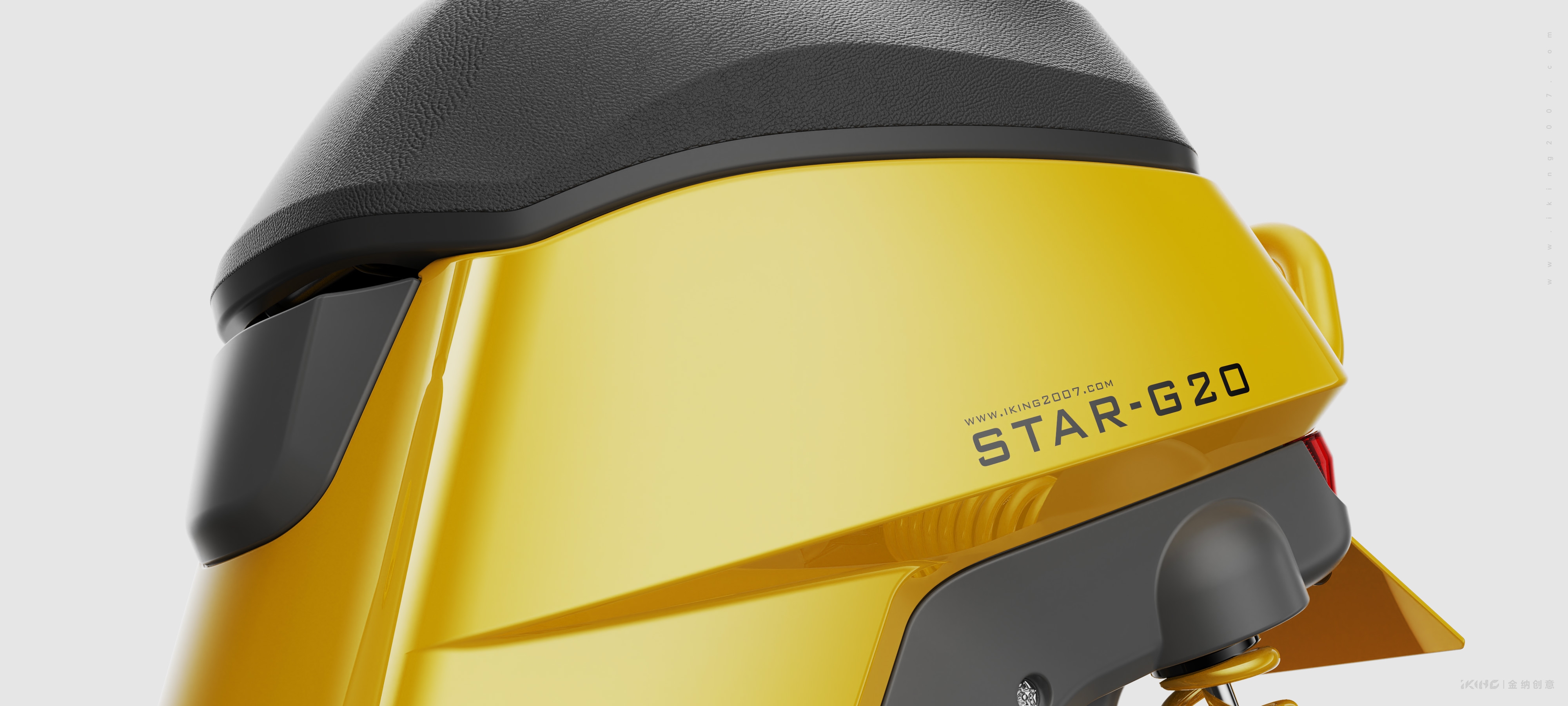 Two wheeled vehicle design，Product appearance design，Vehicle design，KINA INDUSTRIAL DESIGN，Kinner creative，