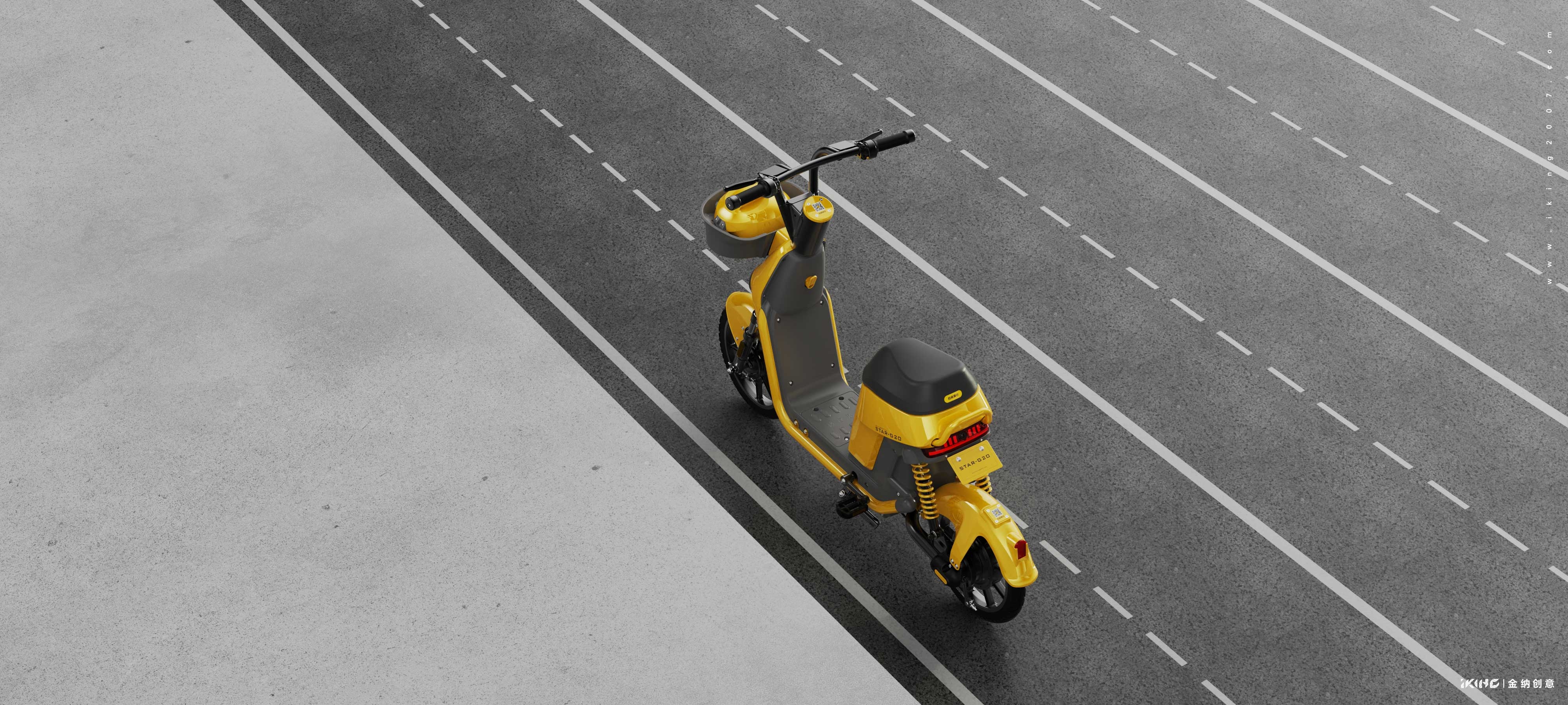 Two wheeled vehicle design，Product appearance design，Vehicle design，KINA INDUSTRIAL DESIGN，Kinner creative，