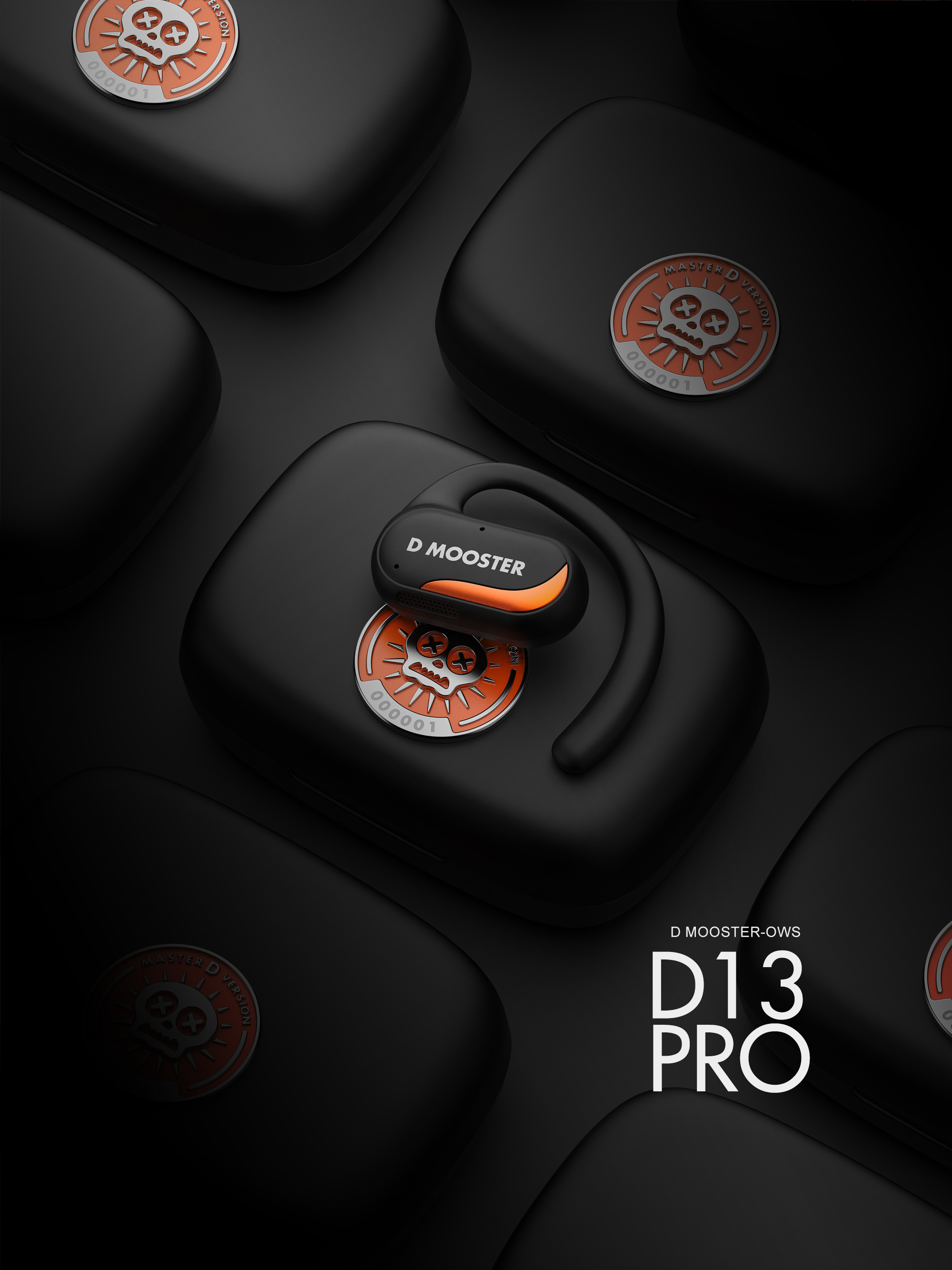 Big Monster，dmooster，Bluetooth headset，ows，industrial design，headset，3c，brand，