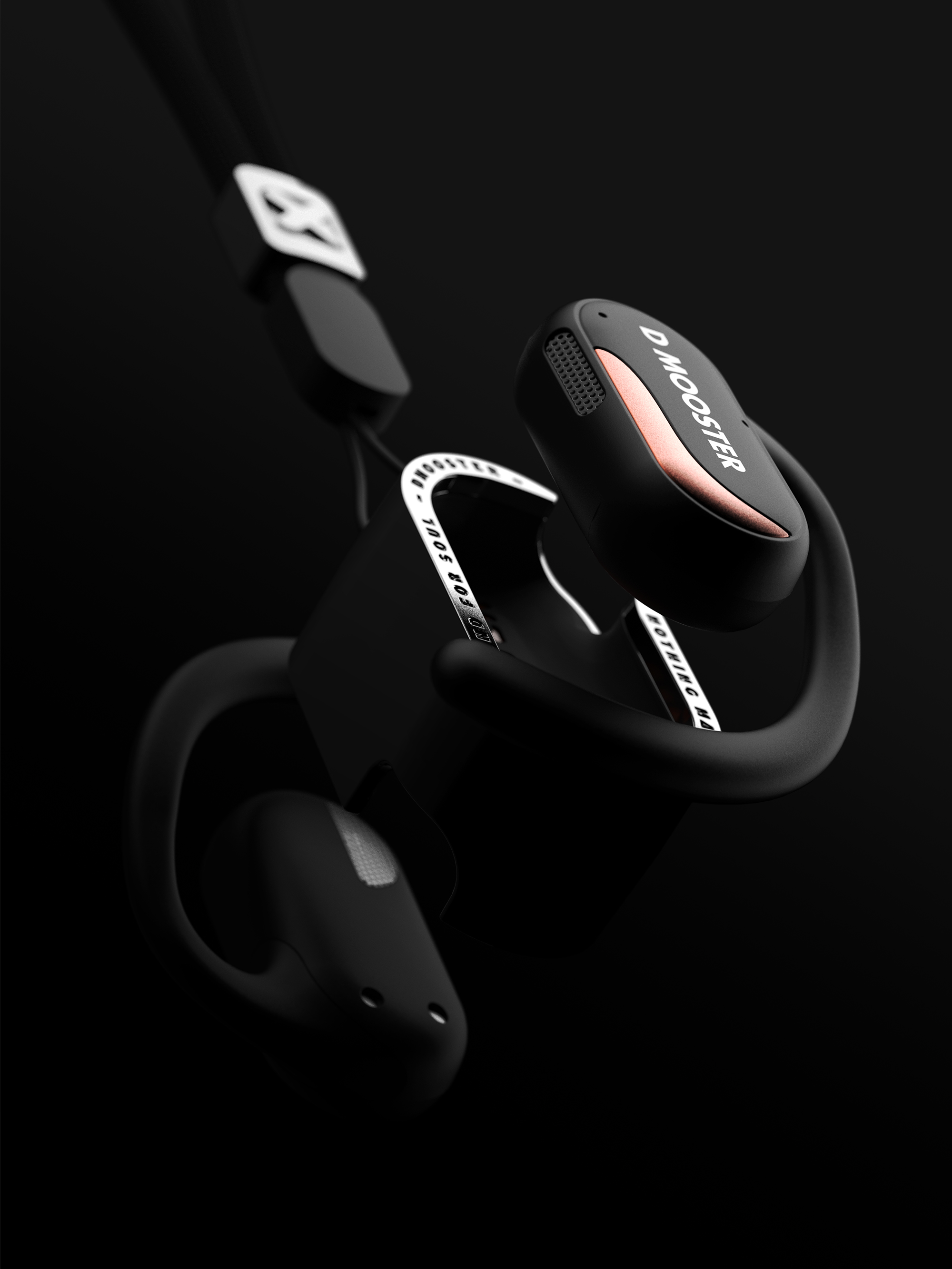 Big Monster，dmooster，Bluetooth headset，ows，industrial design，headset，3c，brand，