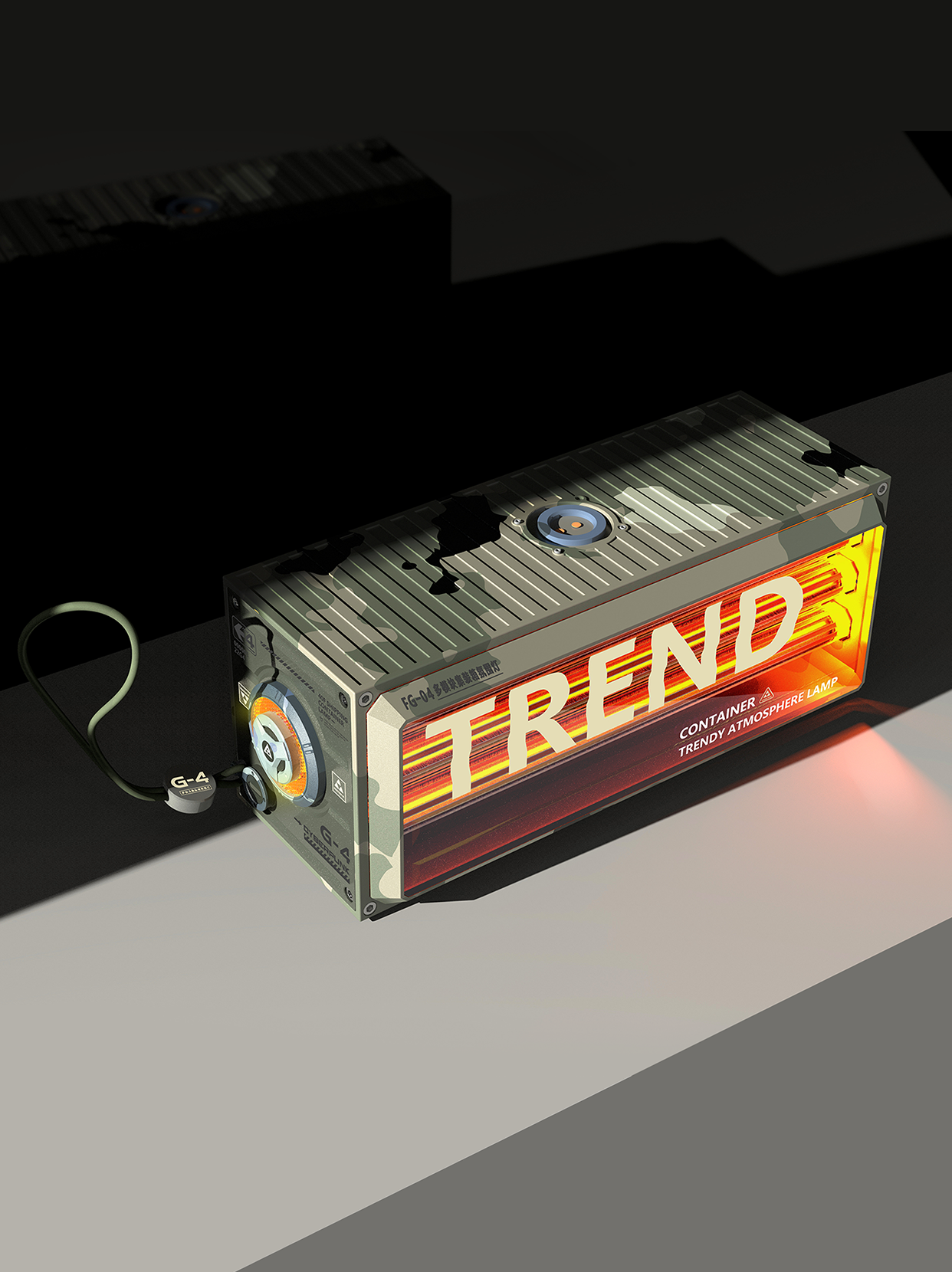 product design，Table-ride aesthetics，lamps and lanterns，loudspeaker box，A good thing with high appearance value，create atmosphere，