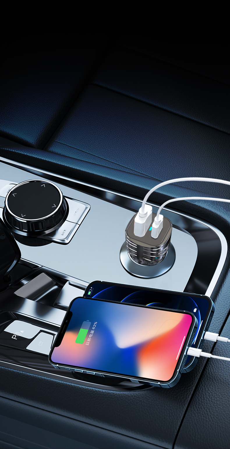 Car charger，Charger，Charging head，Intelligent Electronics，Digital intelligence，Electronics，3C digital，The cigarette lighter，