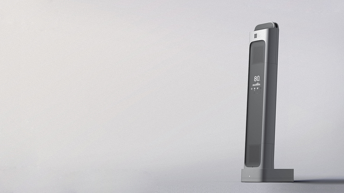 air，purifier，Touch ，Connected.，