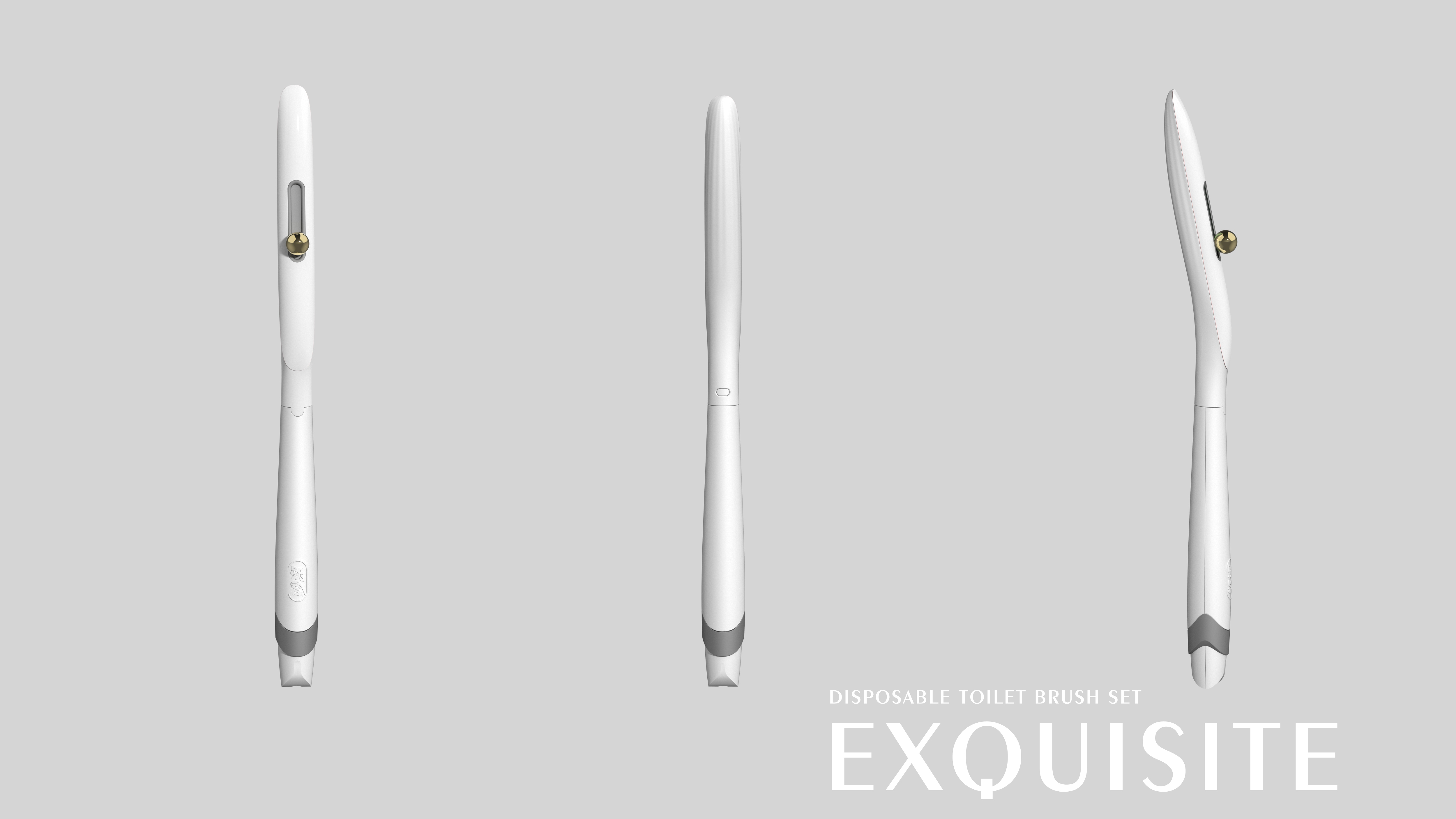 Toilet brush design，Home design，Clean Product Design，