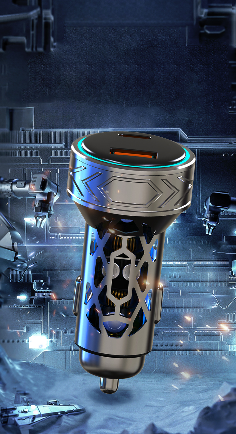 Digital intelligence，Car charger，industrial design，Car charging，3C products，