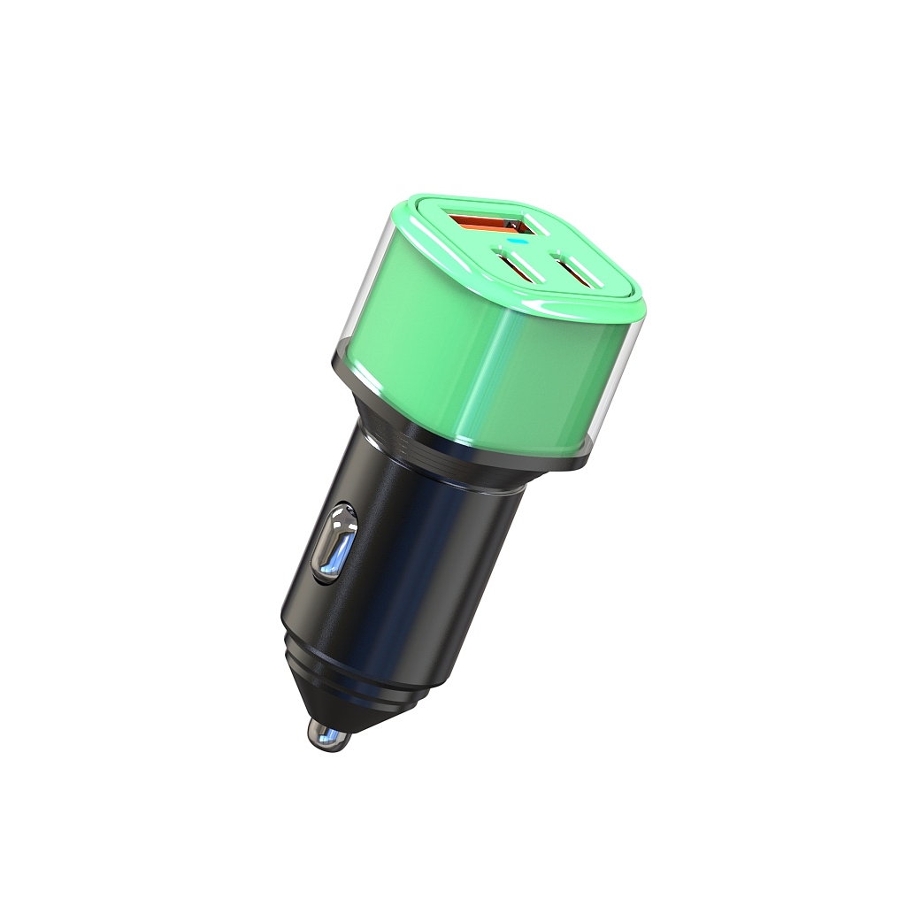 Car charger，3C products，The cigarette lighter，industrial design，
