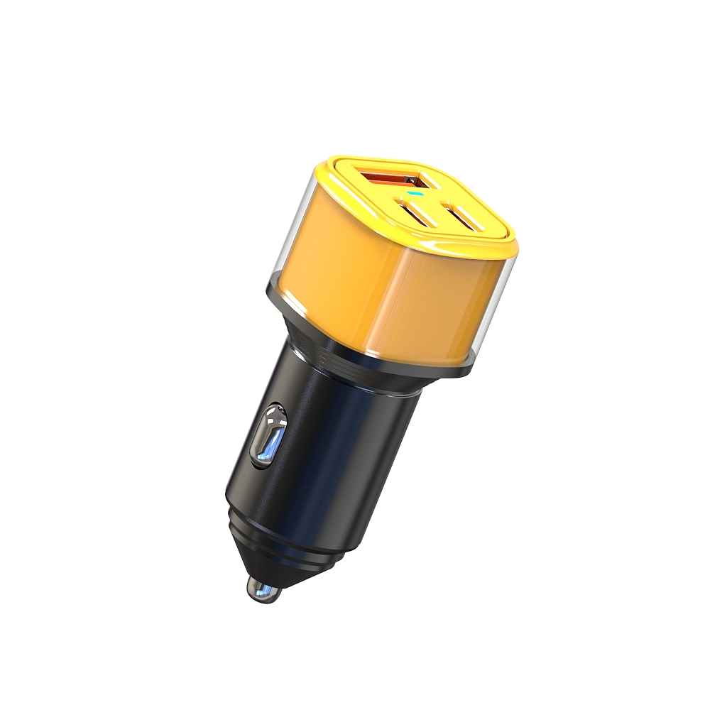 Car charger，3C products，The cigarette lighter，industrial design，