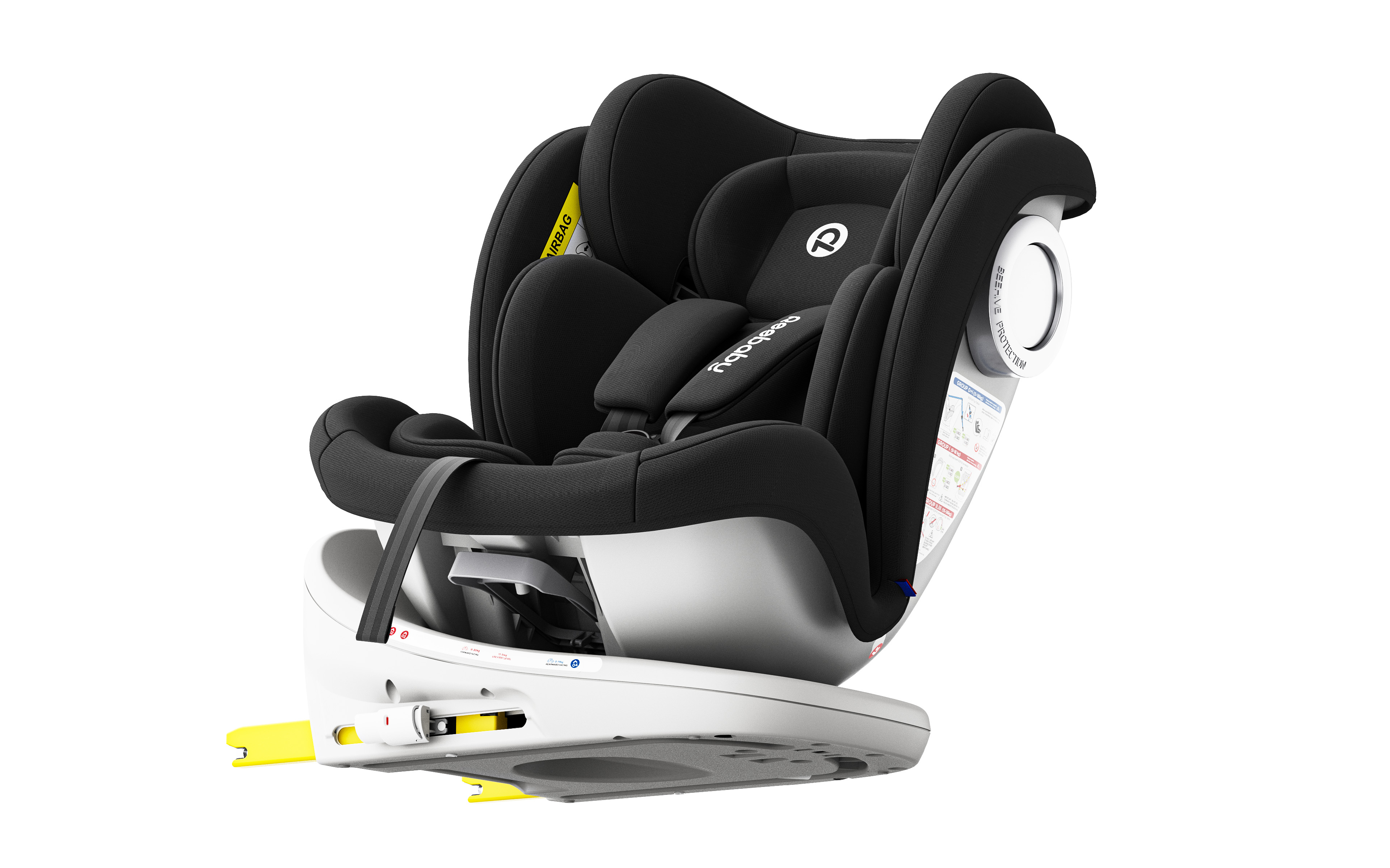 Safety seat，Maternal and infant products，E-commerce details，Product rendering，Cross border E-commerce，vehicle-use child safety seats，E-commerce modeling rendering，