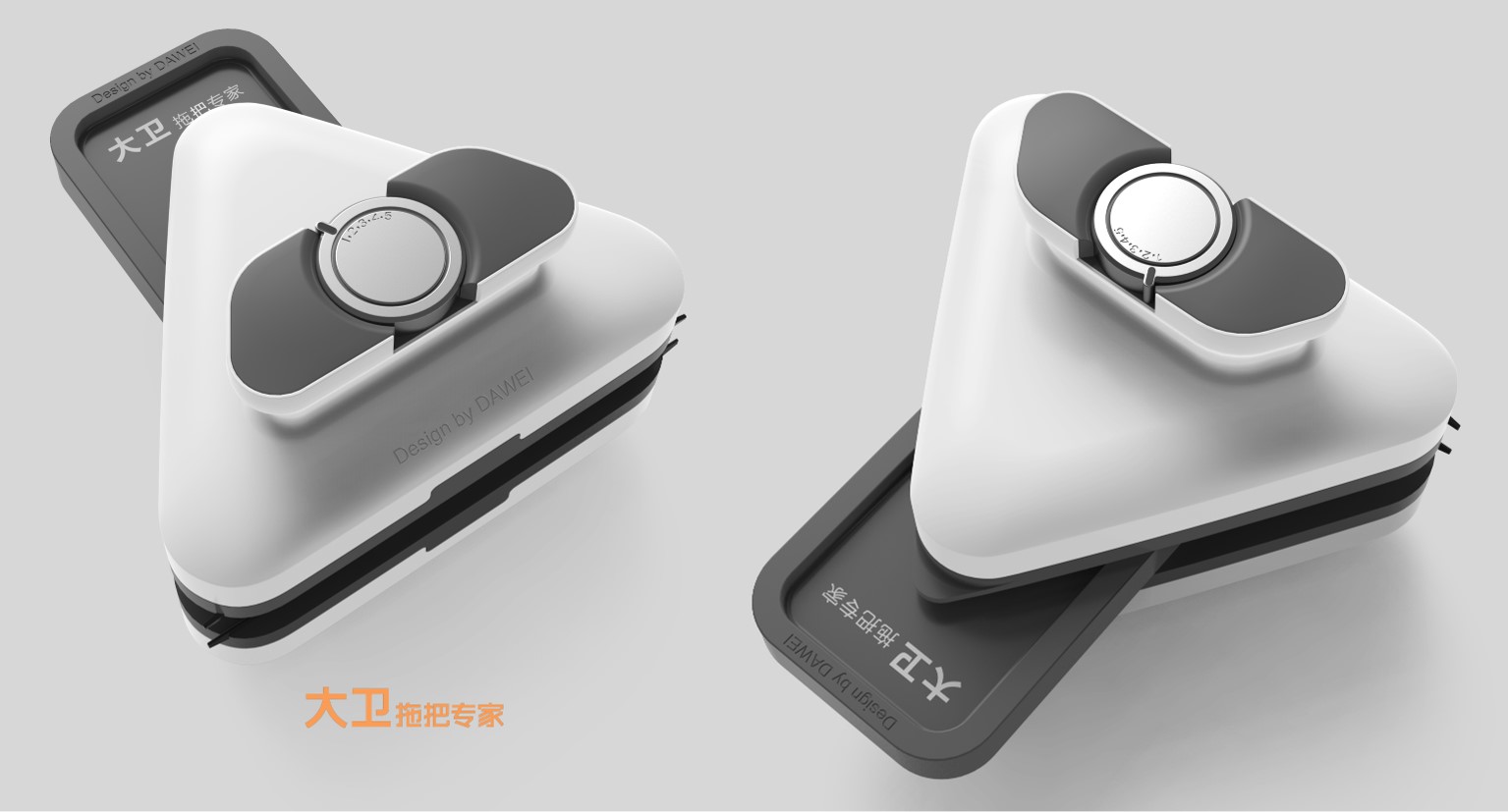 Home cleaning，GODESIGN，David mop，Window Wipe，triangle，