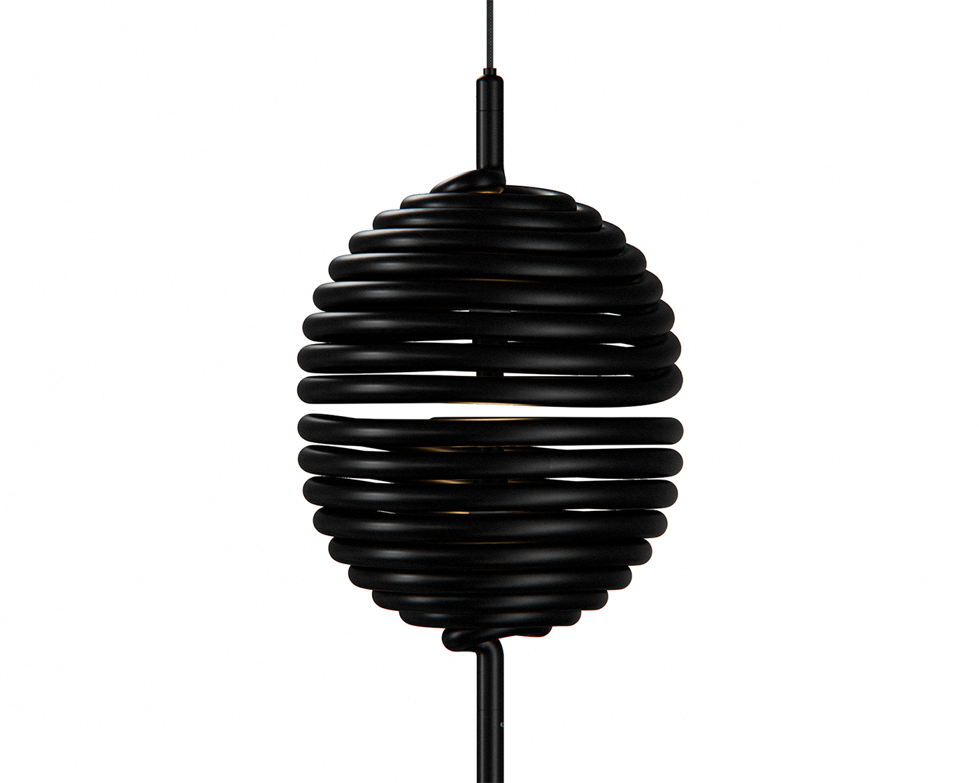 Aluminum tube，Floor lamp，a chandelier，Spiral，