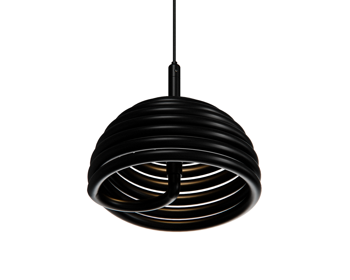 Aluminum tube，Floor lamp，a chandelier，Spiral，