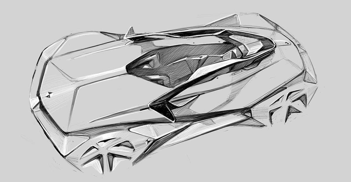 bmw，bmw，Sports car，concept，Hand drawn，sketch，