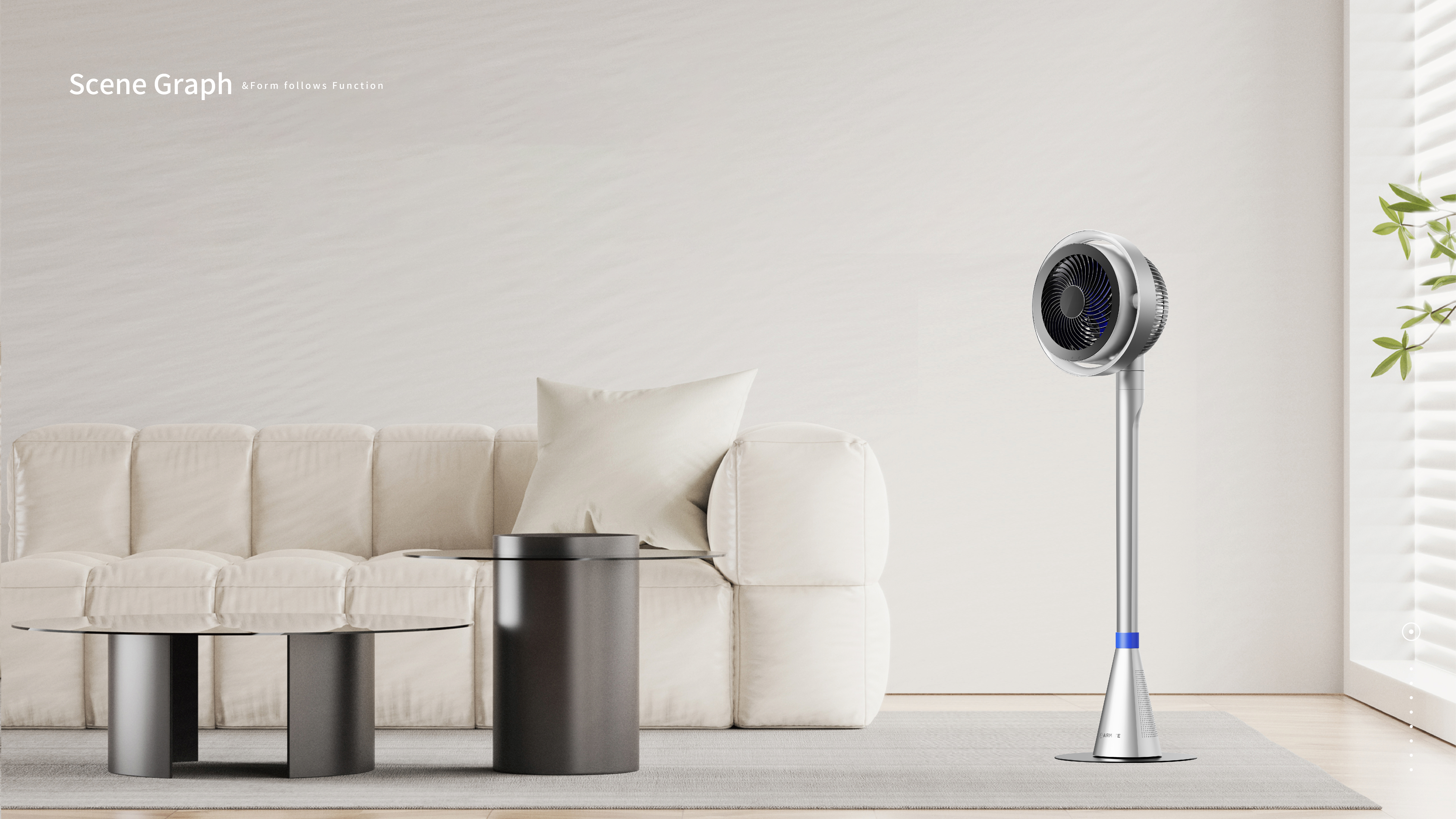 Circulation fan，airmate ，Atmosphere lamp，Fan，geometry，Simplicity，wind，