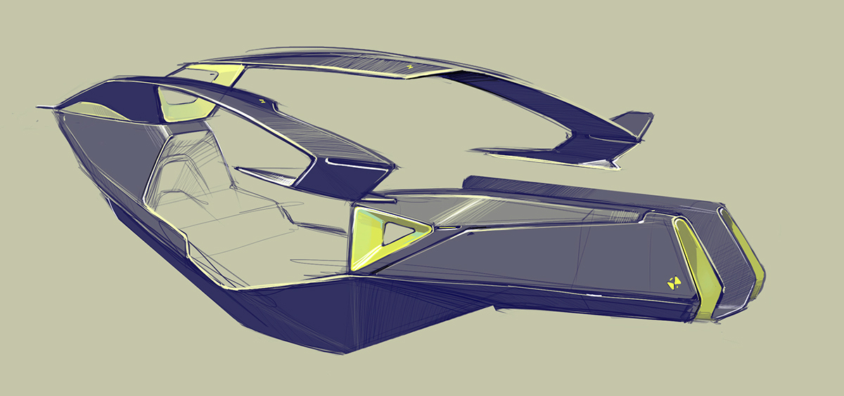 bmw，bmw，Sports car，concept，Hand drawn，sketch，