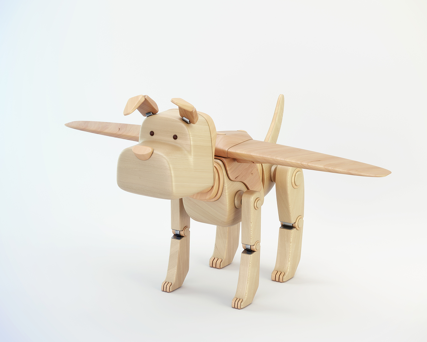 Doggy，woodiness，toy dog，Model，