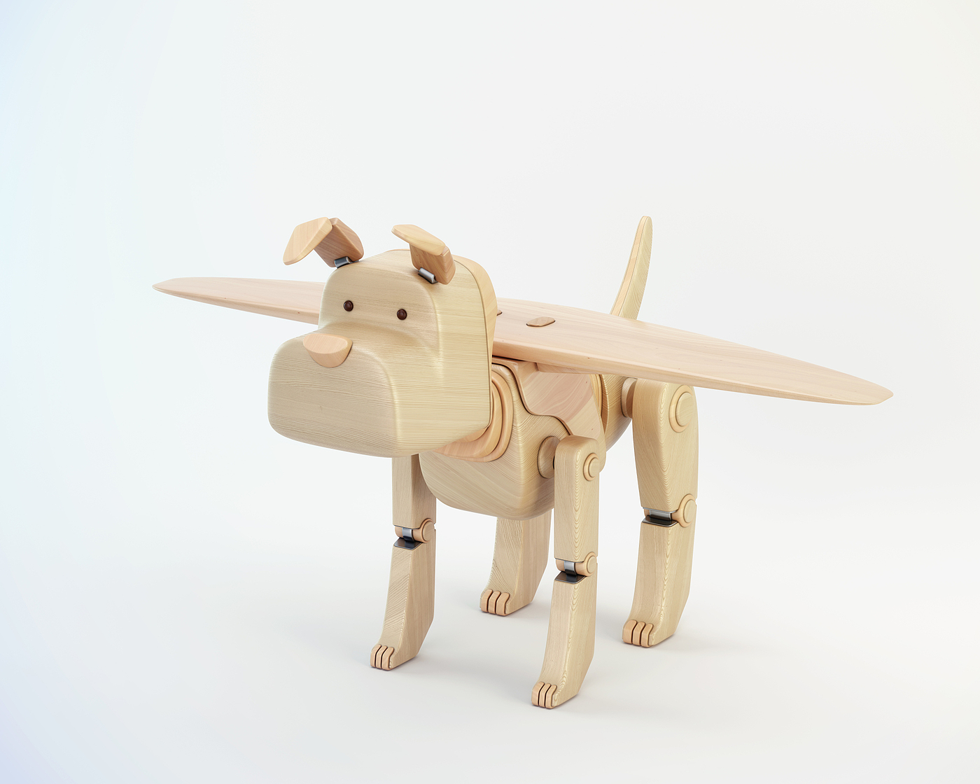 Doggy，woodiness，toy dog，Model，