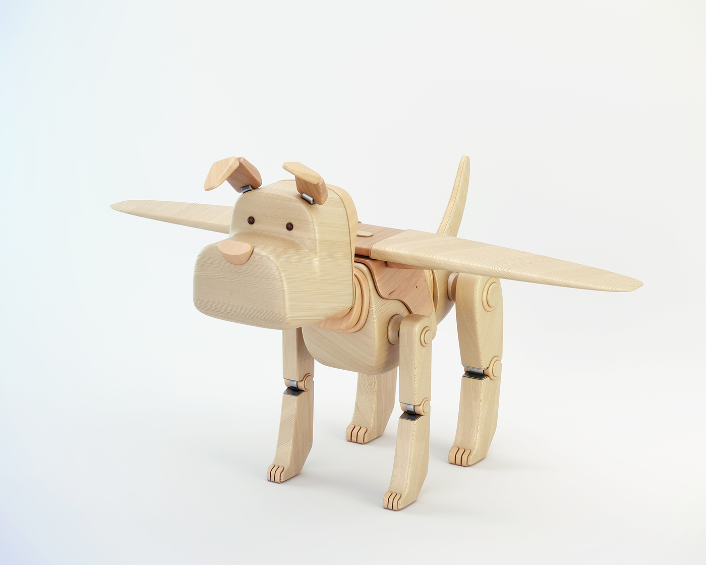 Doggy，woodiness，toy dog，Model，