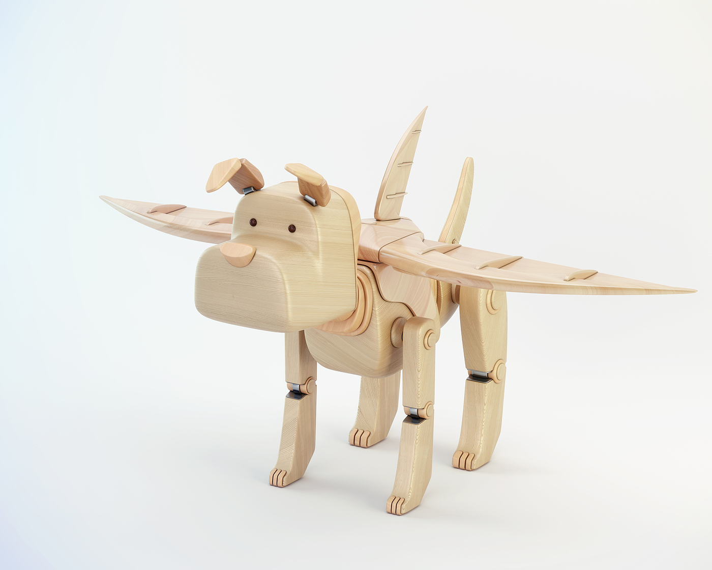 Doggy，woodiness，toy dog，Model，