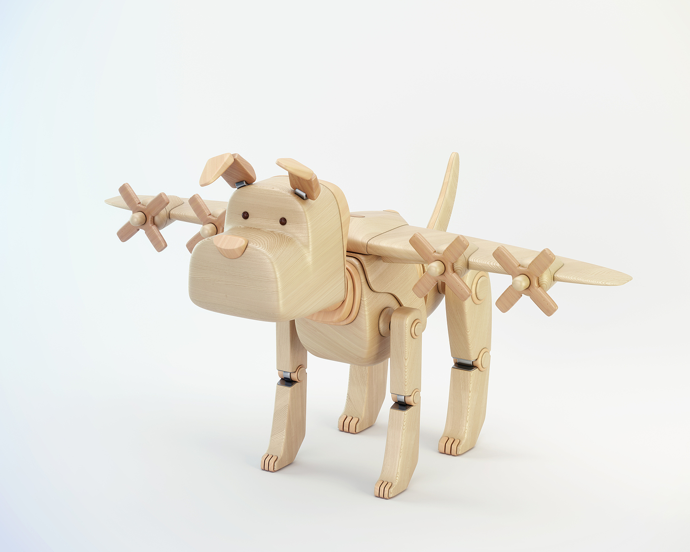 Doggy，woodiness，toy dog，Model，