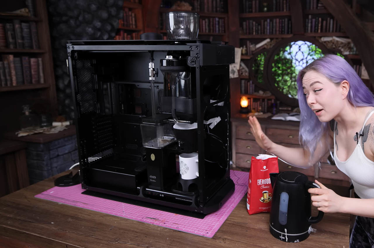 Coffee machine，originality，PC chassis coffee machine，Kitchen appliances，