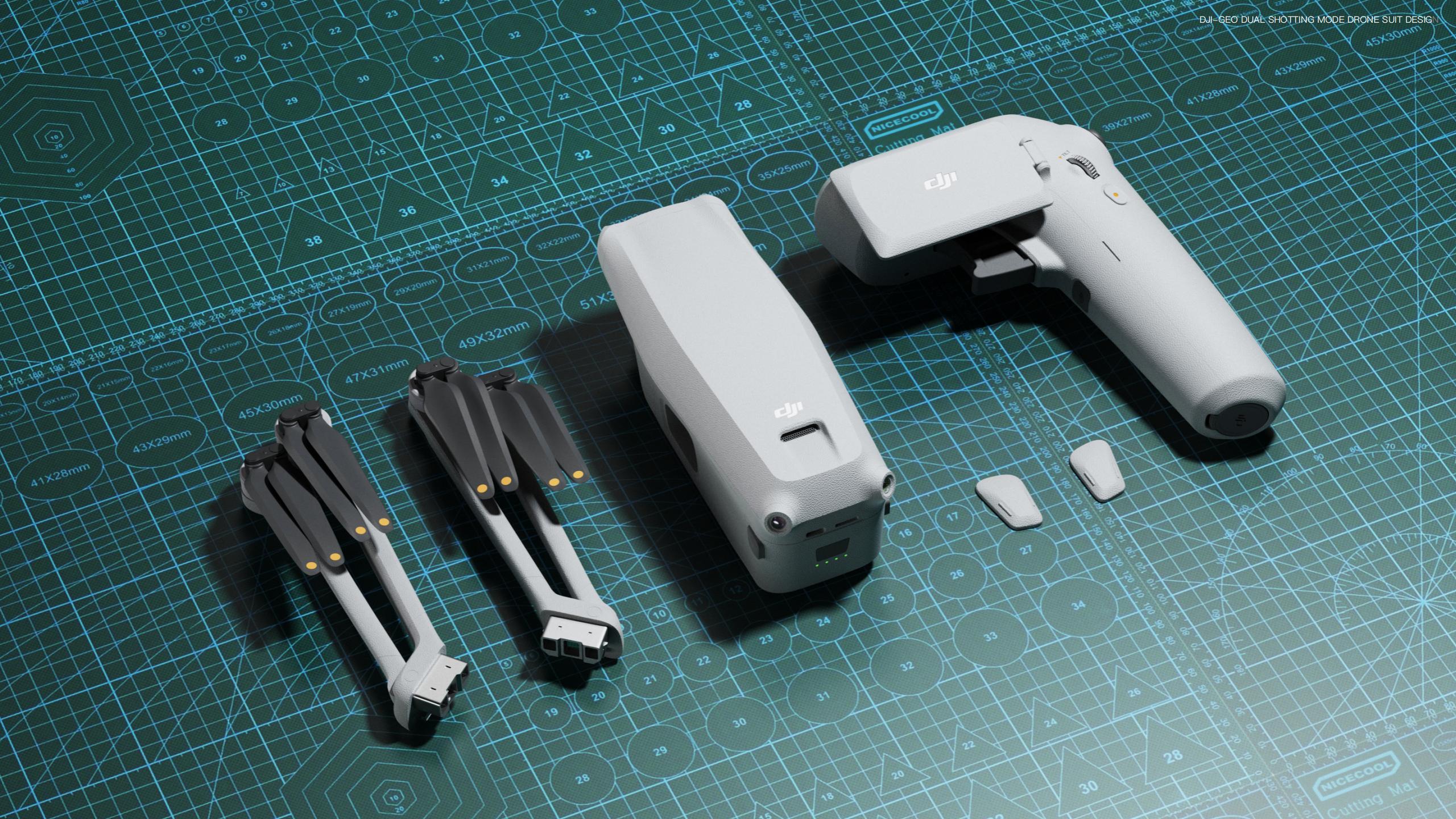 UAV，rocker，Digital intelligence，dji ，Modular products，handheld pan-tilt camera，Handle，