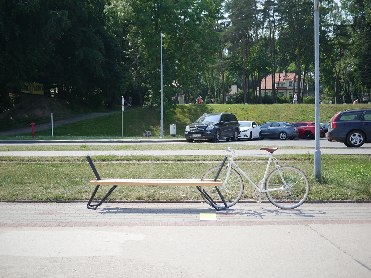 product design，outdoors，Parking rack，chair，