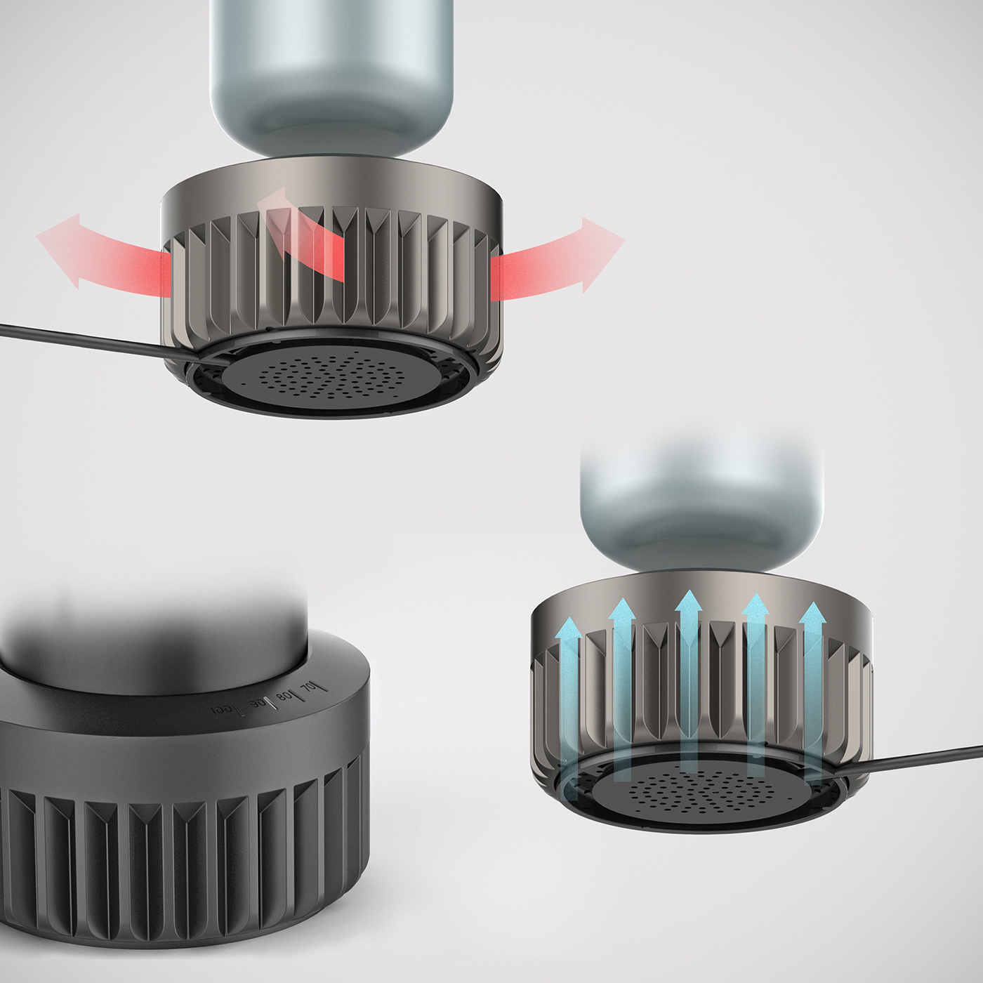 kettle，Automatic induction，small home appliances，product design，