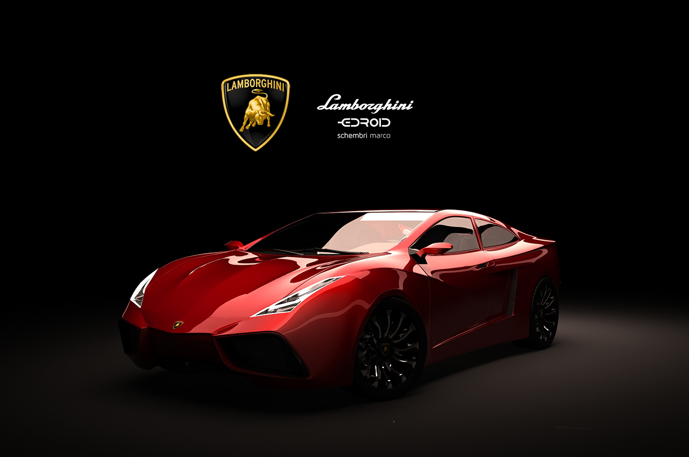 Lamborghini，Sports car，Hand drawn，Super car，