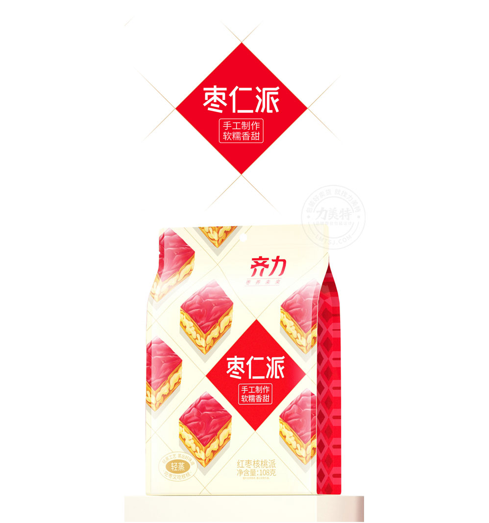 #Packaging design，# Jujube Pie，# Chengdu Packaging Design，# Snack Food Packaging，# Raisin packaging，# Chengdu Limeite，