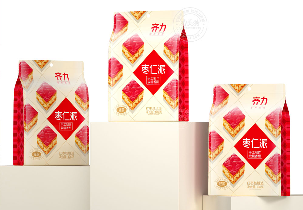 #Packaging design，# Jujube Pie，# Chengdu Packaging Design，# Snack Food Packaging，# Raisin packaging，# Chengdu Limeite，