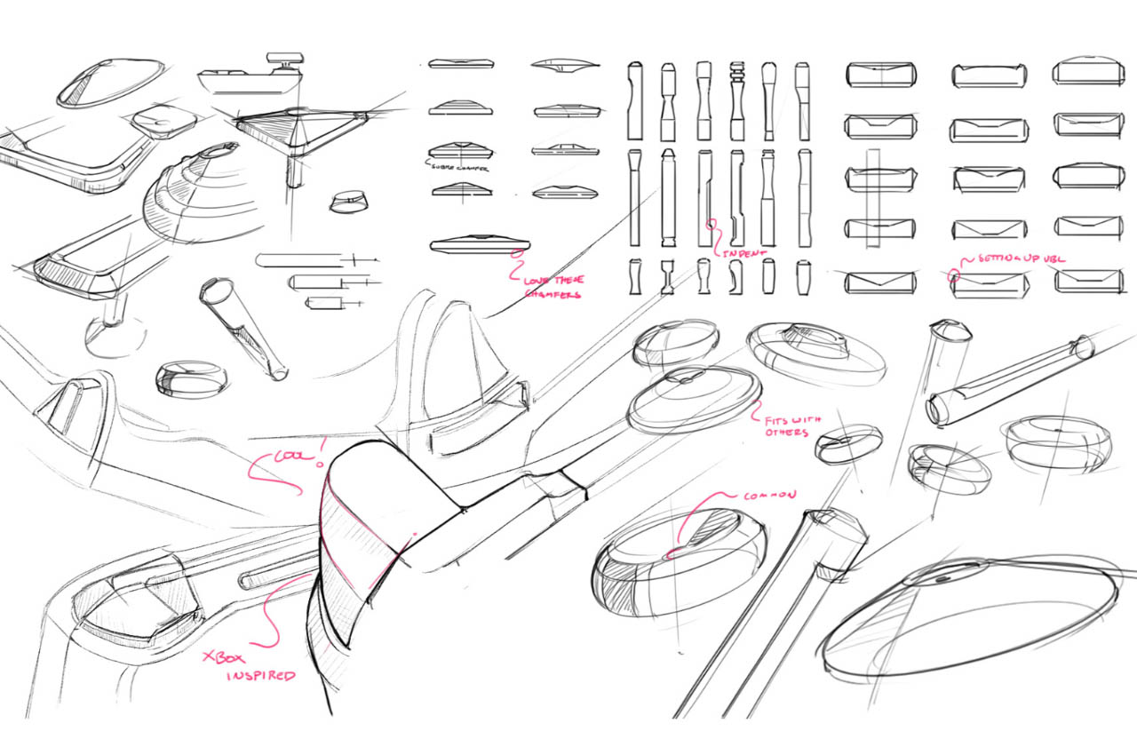 modularization，Control pod，Handheld，Console，
