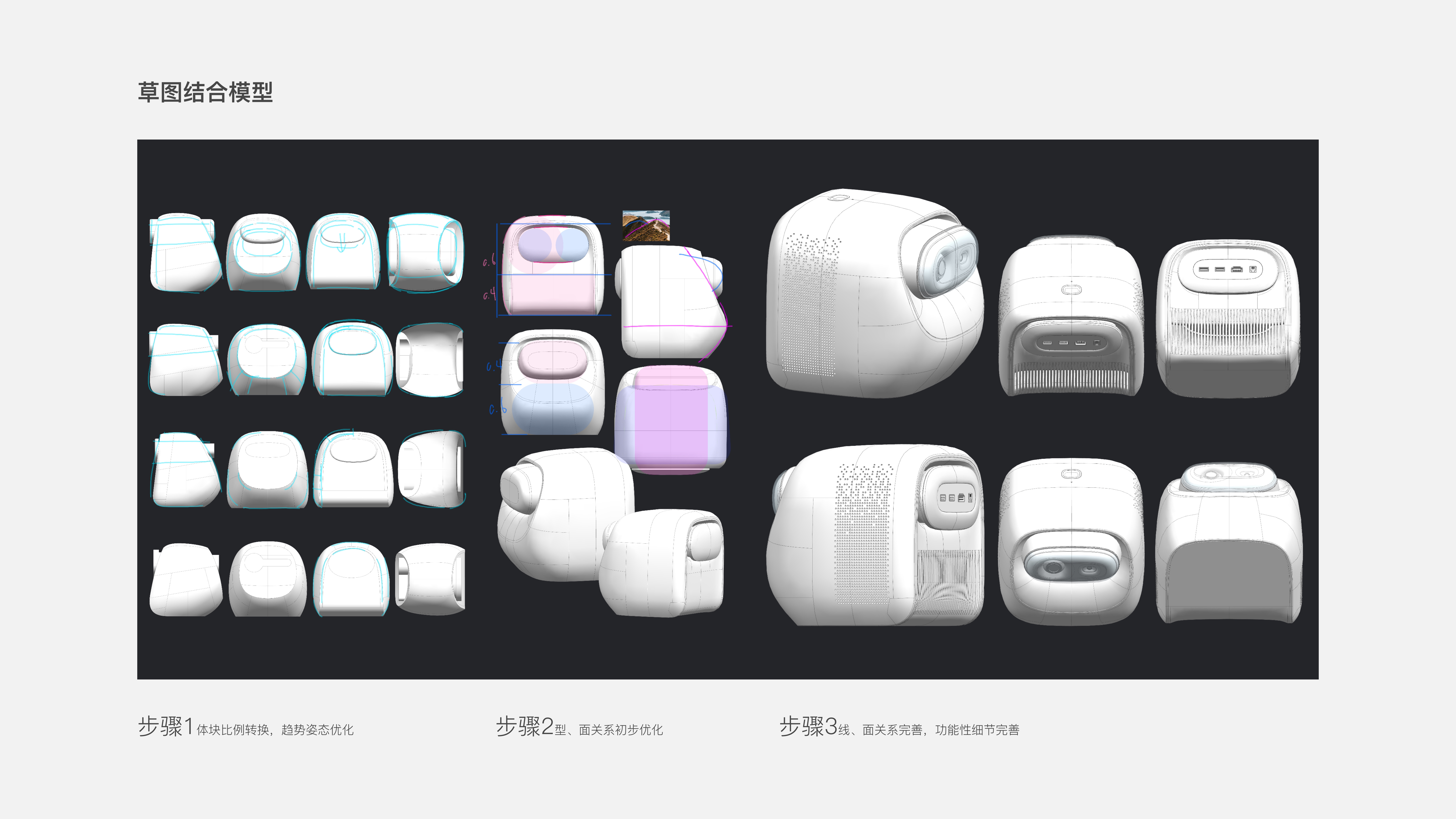 sample reels，vr，household electrical appliances，Projector，equipment，industrial design，product design，job wanted，