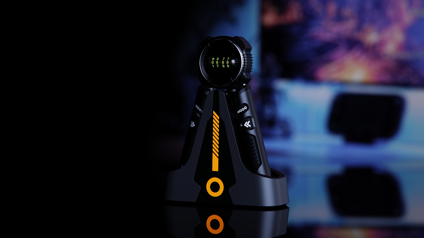 Gripping device，E-sports，Cyberpunk，keyshot，modeling，motion，