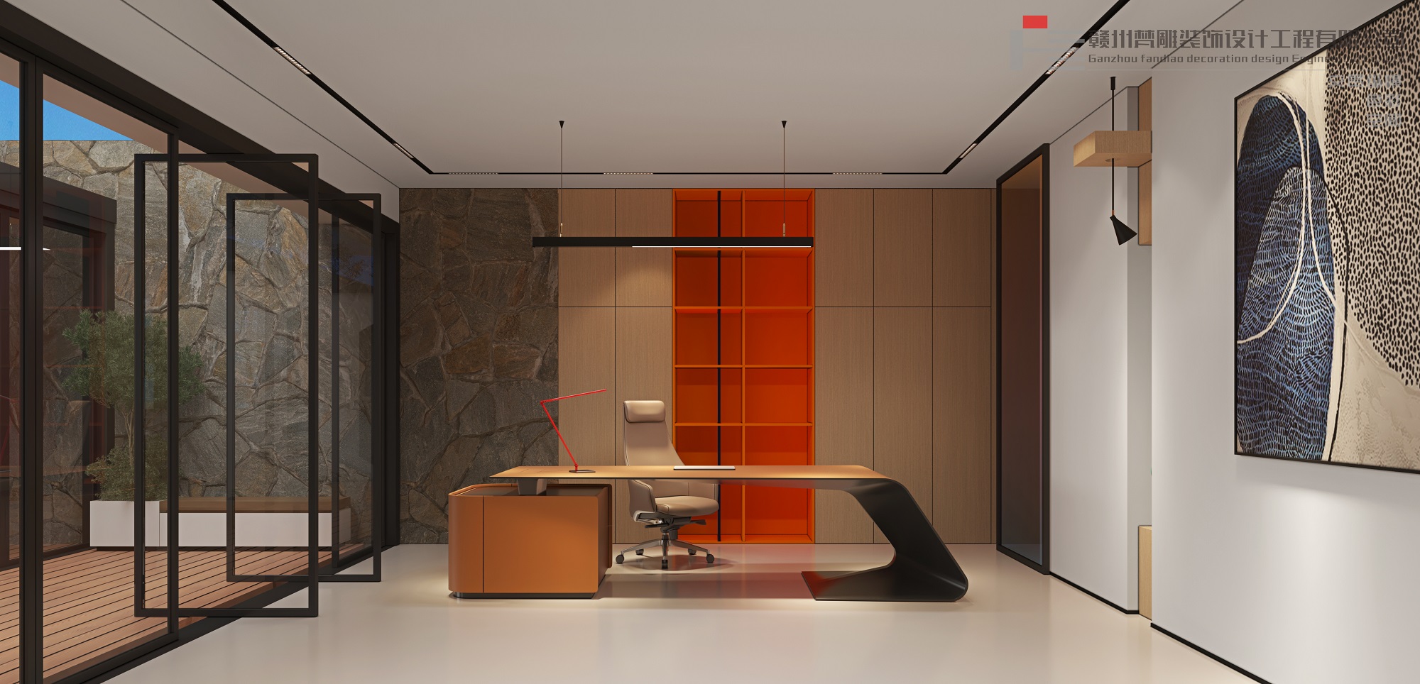 Exhibition hall, office space，