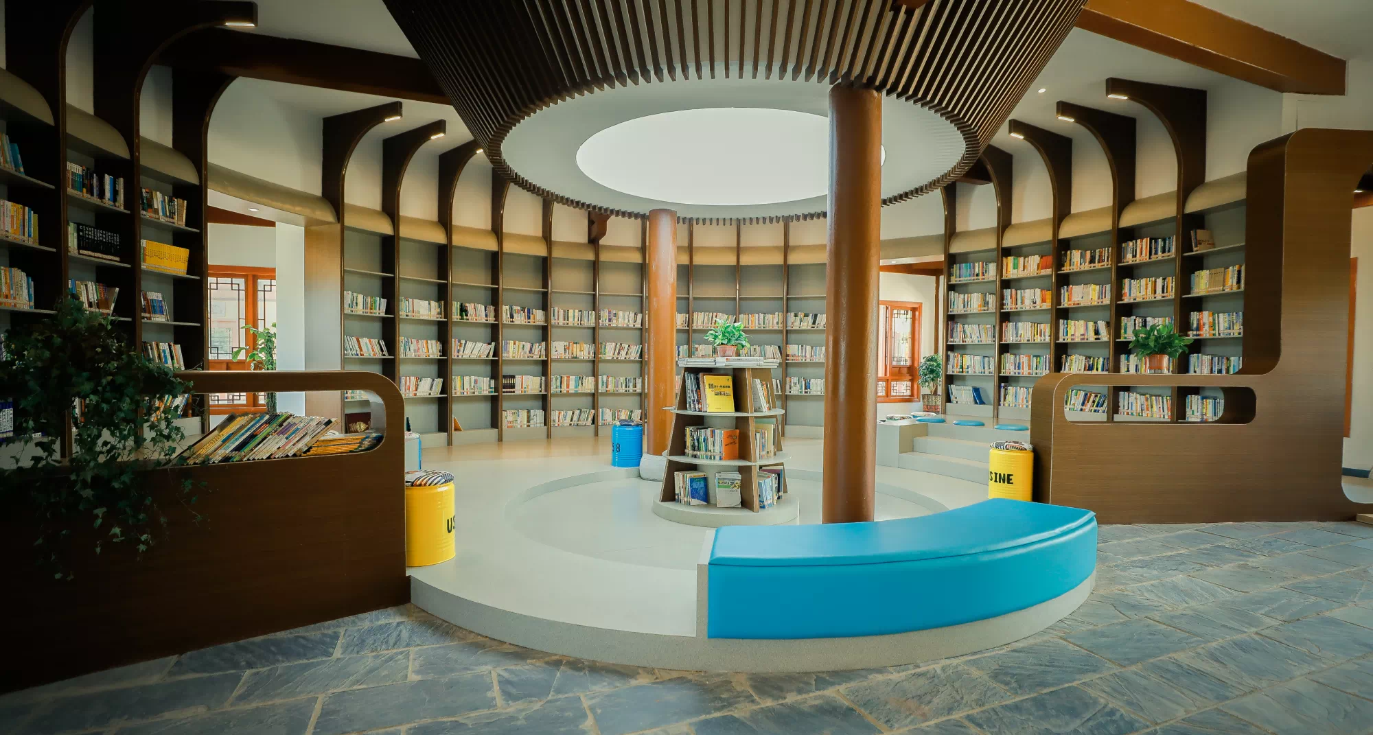 Books, exhibition hall，