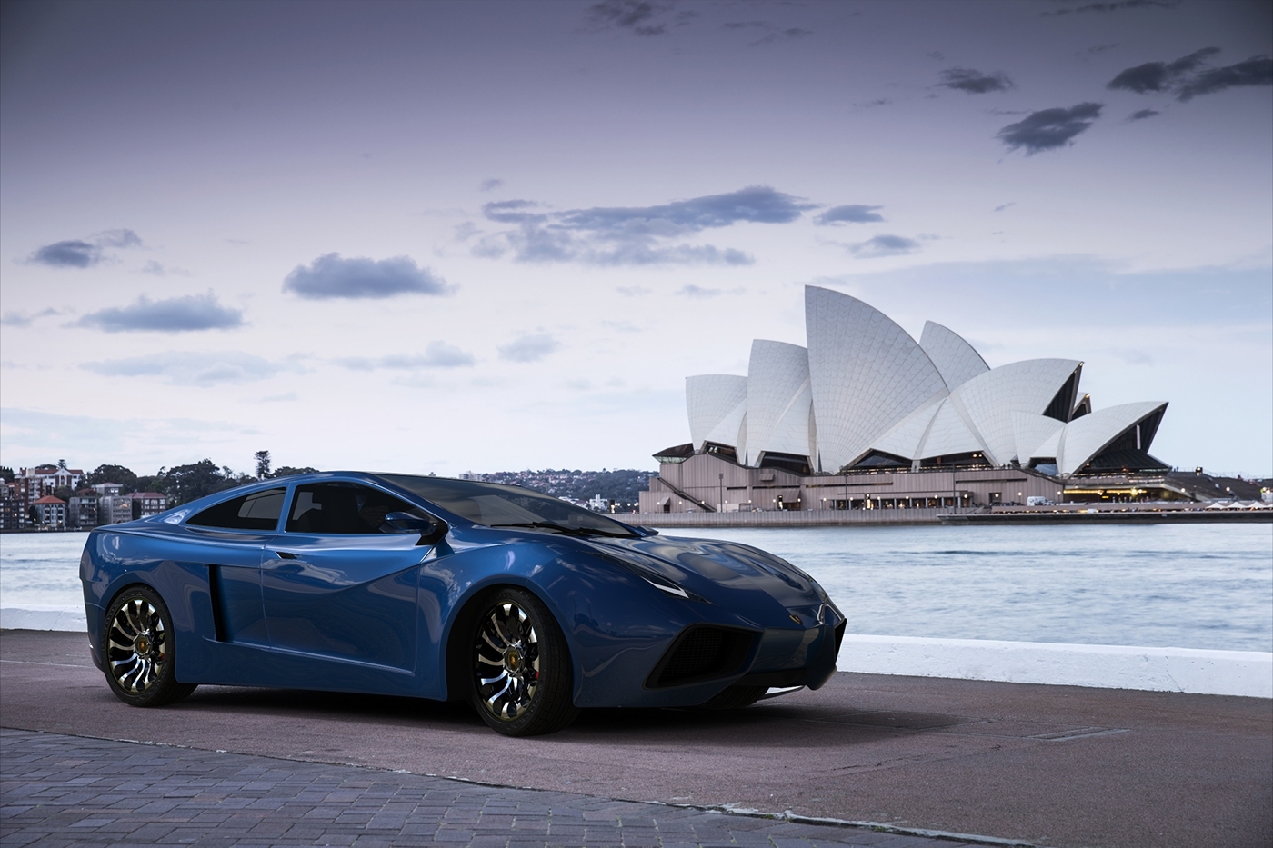 Lamborghini，Sports car，Hand drawn，Super car，