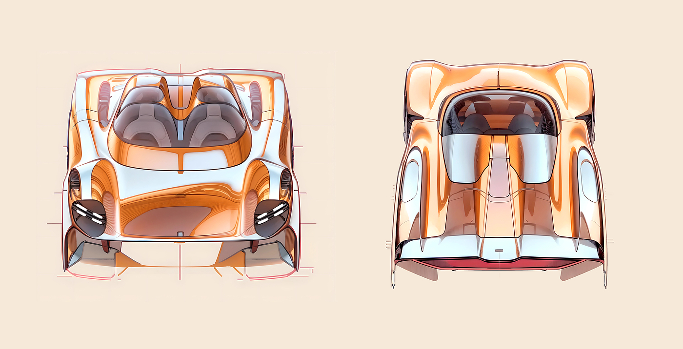 Vehicle design，sketch，Hand drawn，