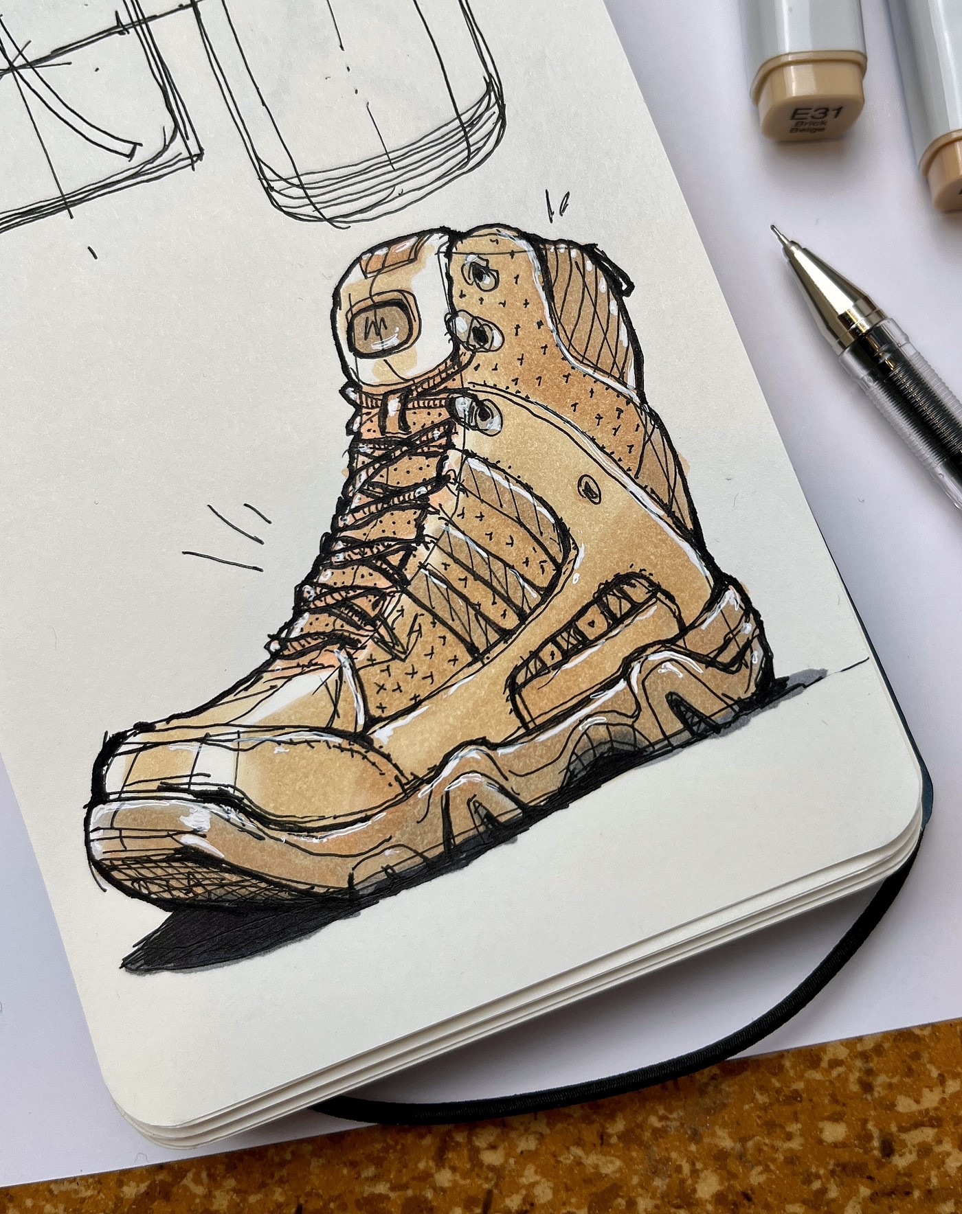 product design，Sketch，illustration，Hand drawn，draft，