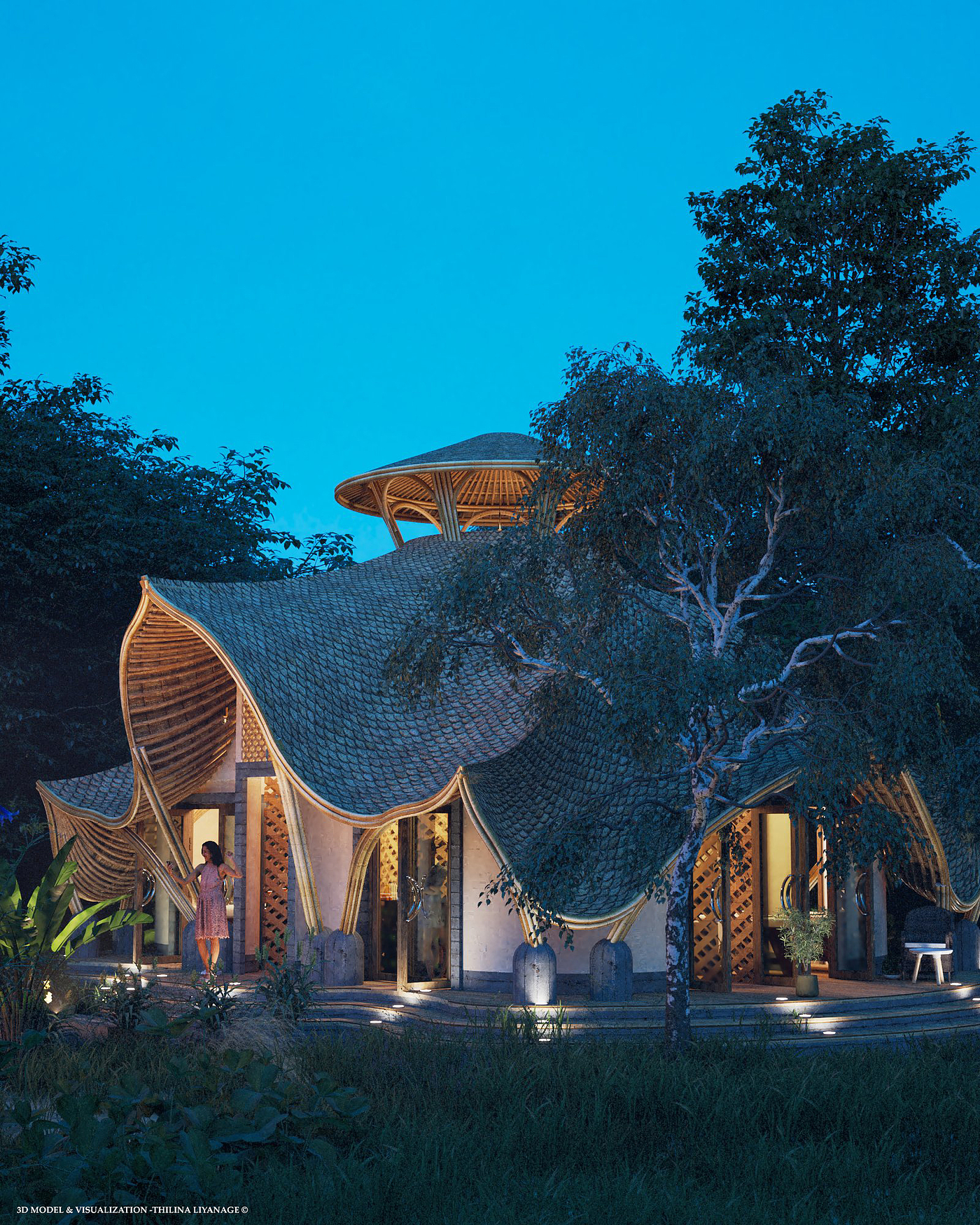 Bali，SPA，Architectural design，