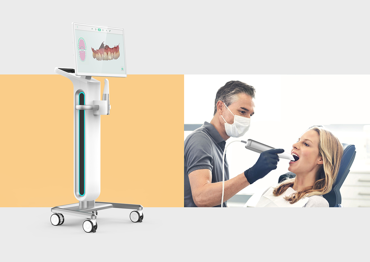 Oral scan，Zhijia design，Medical health，dental image，